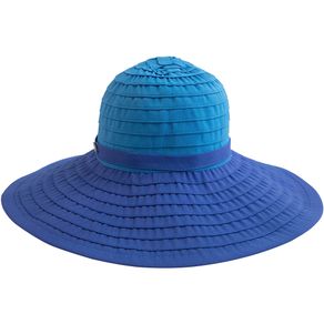 two tone ribbon hat - San Diego Hat Co. Two Tone Ribbon Hat|Blue Combo|OS