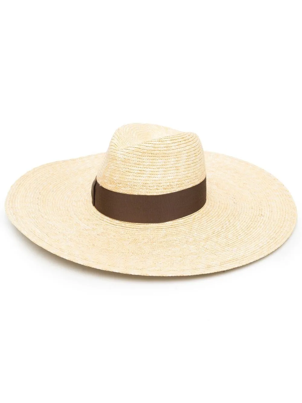 wide-brim straw sun hat