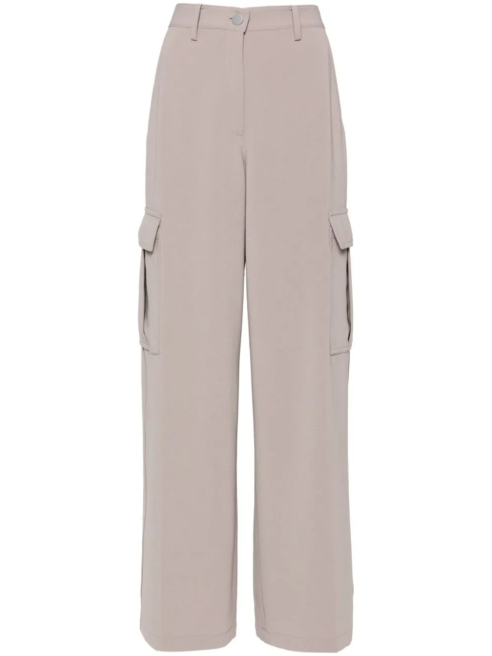 wide-leg cargo trousers