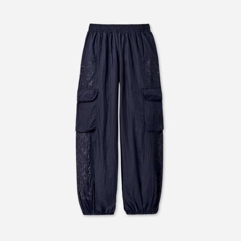 UGG® Women's Giavanni Balloon Cargo Pant Bottoms in Navy, Size