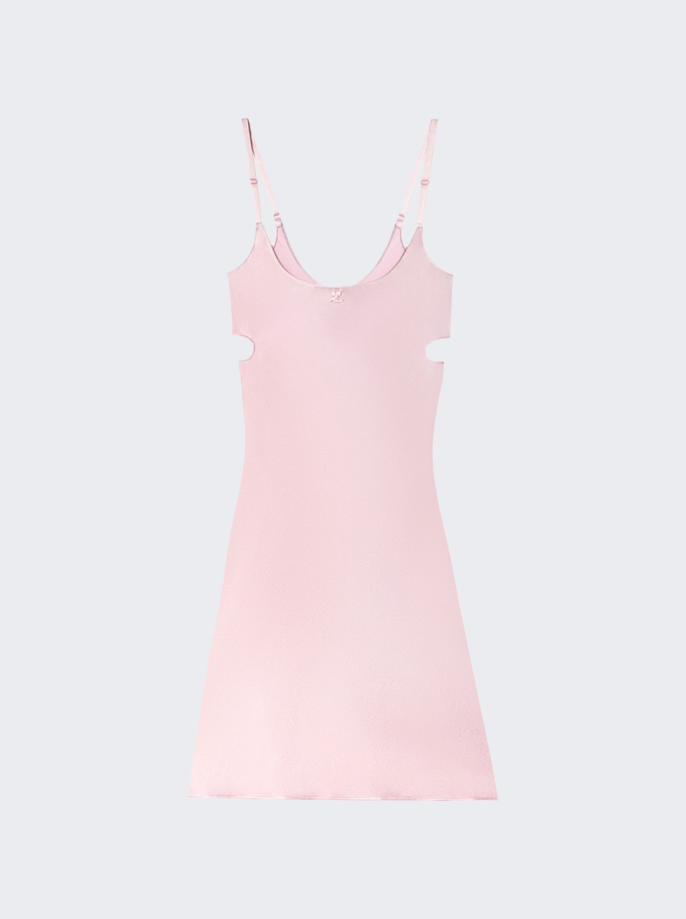 Lingerie Silk Mini Dress Light Pink
