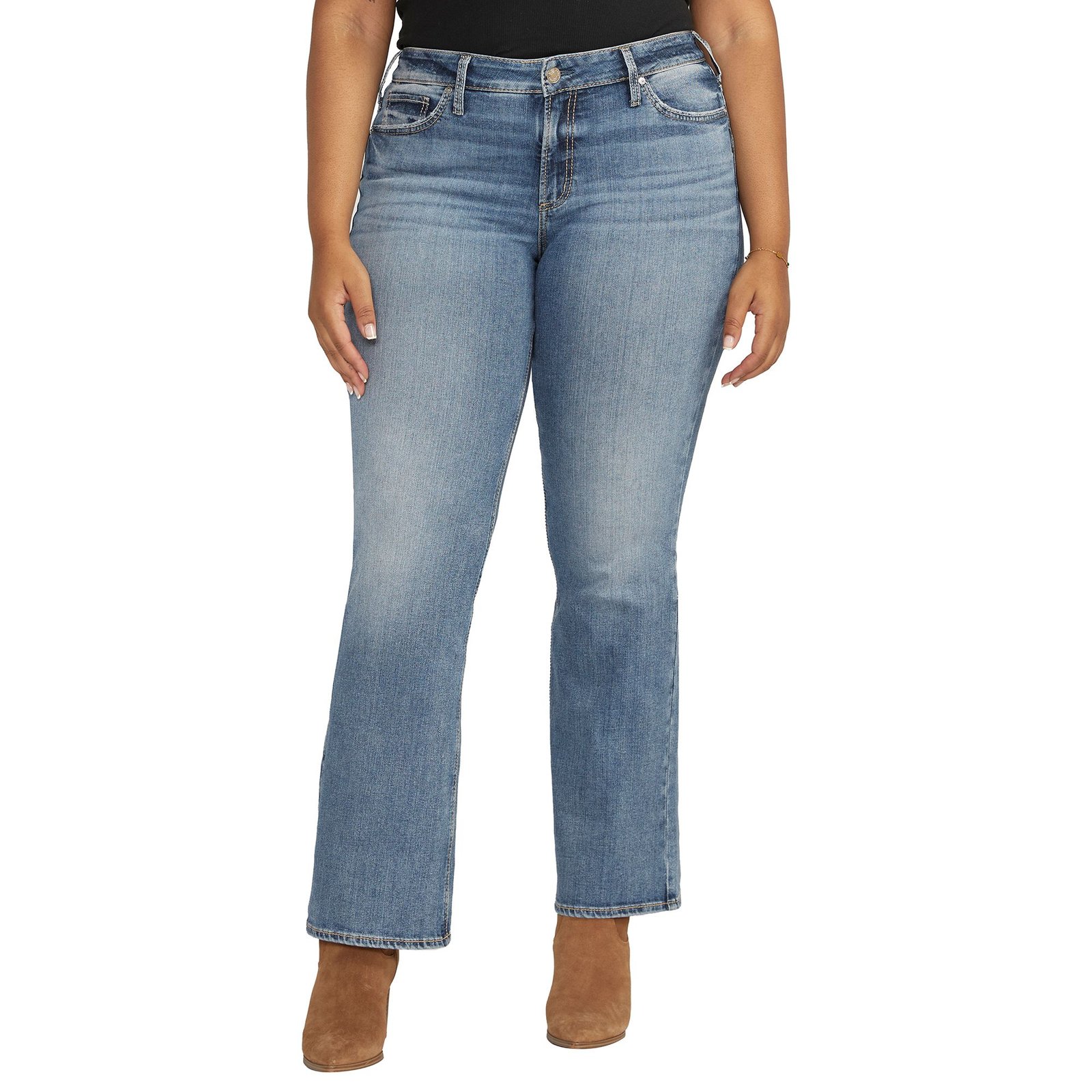 Silver Jeans Women's Suki Bootcut Jean Blue Pants -