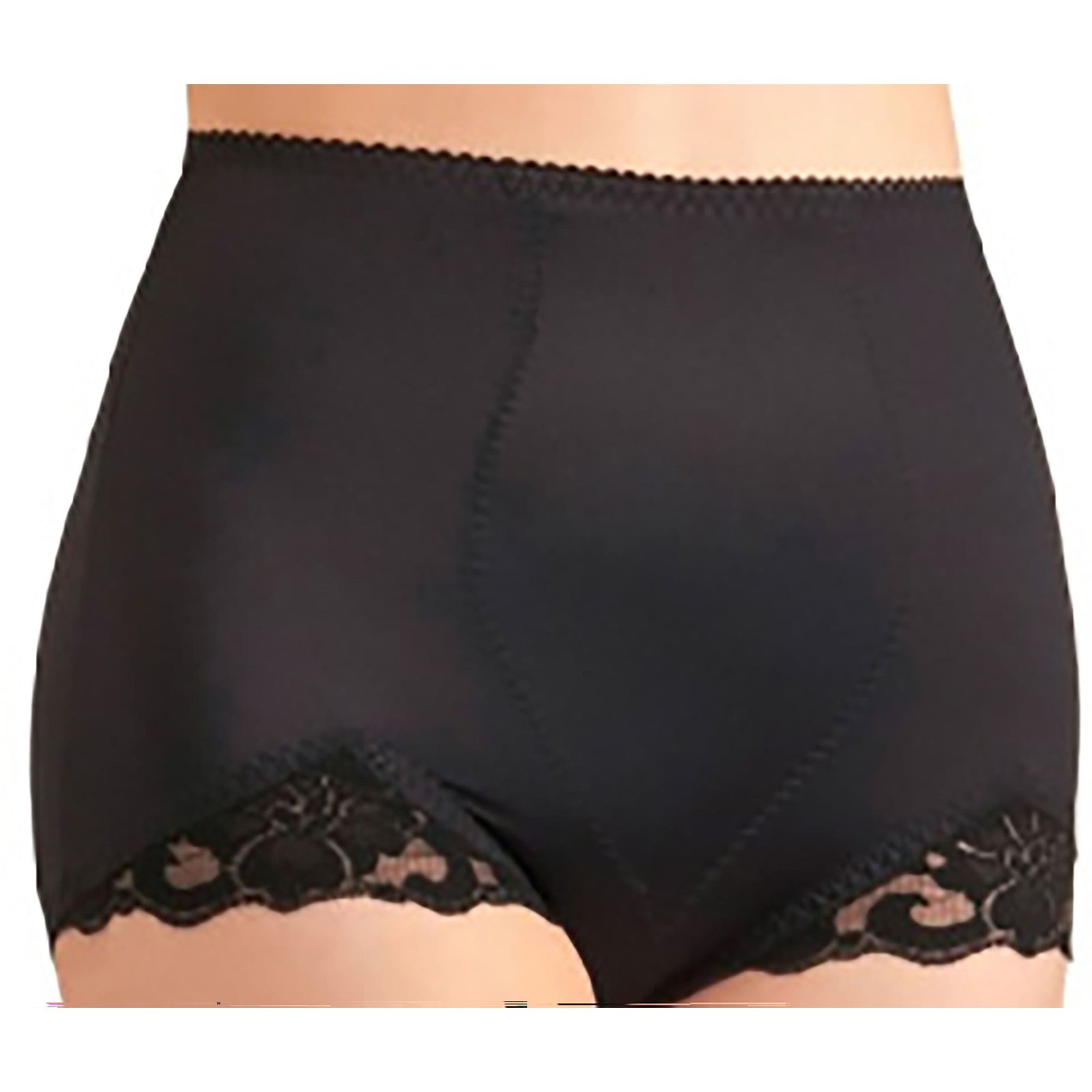 Rago Women's Light Shaping Tummy Control Panty Brief Black Shapewear X
