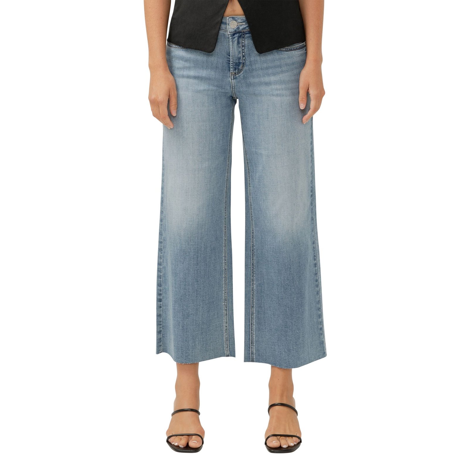 Silver Jeans Suki Ankle Wide Leg Pant Blue Pants -
