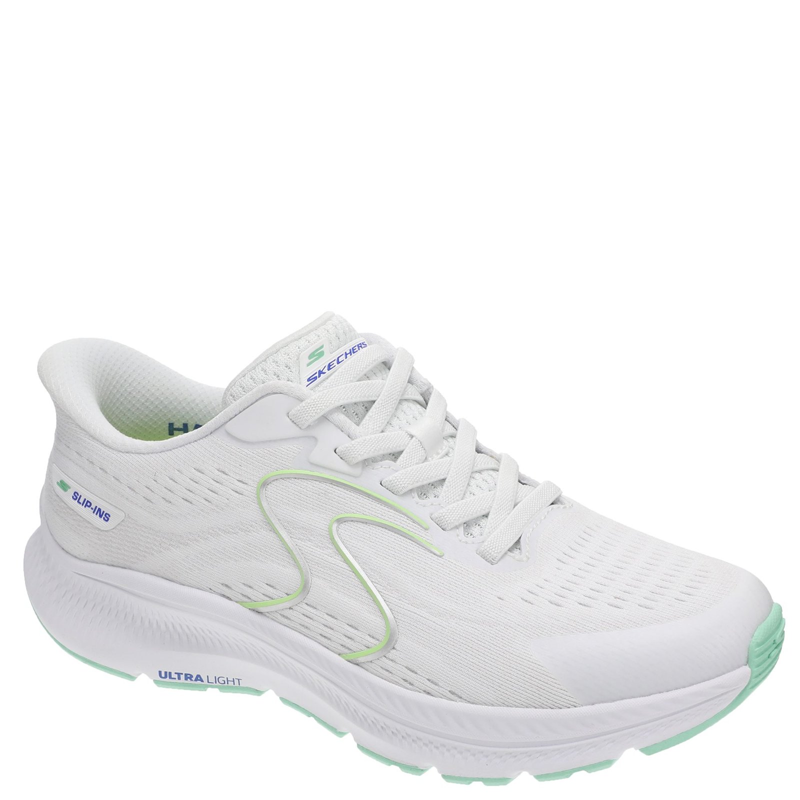Skechers Performance Slip-ins: Go Run Consistent .-Lockhart Women's White Sneaker .