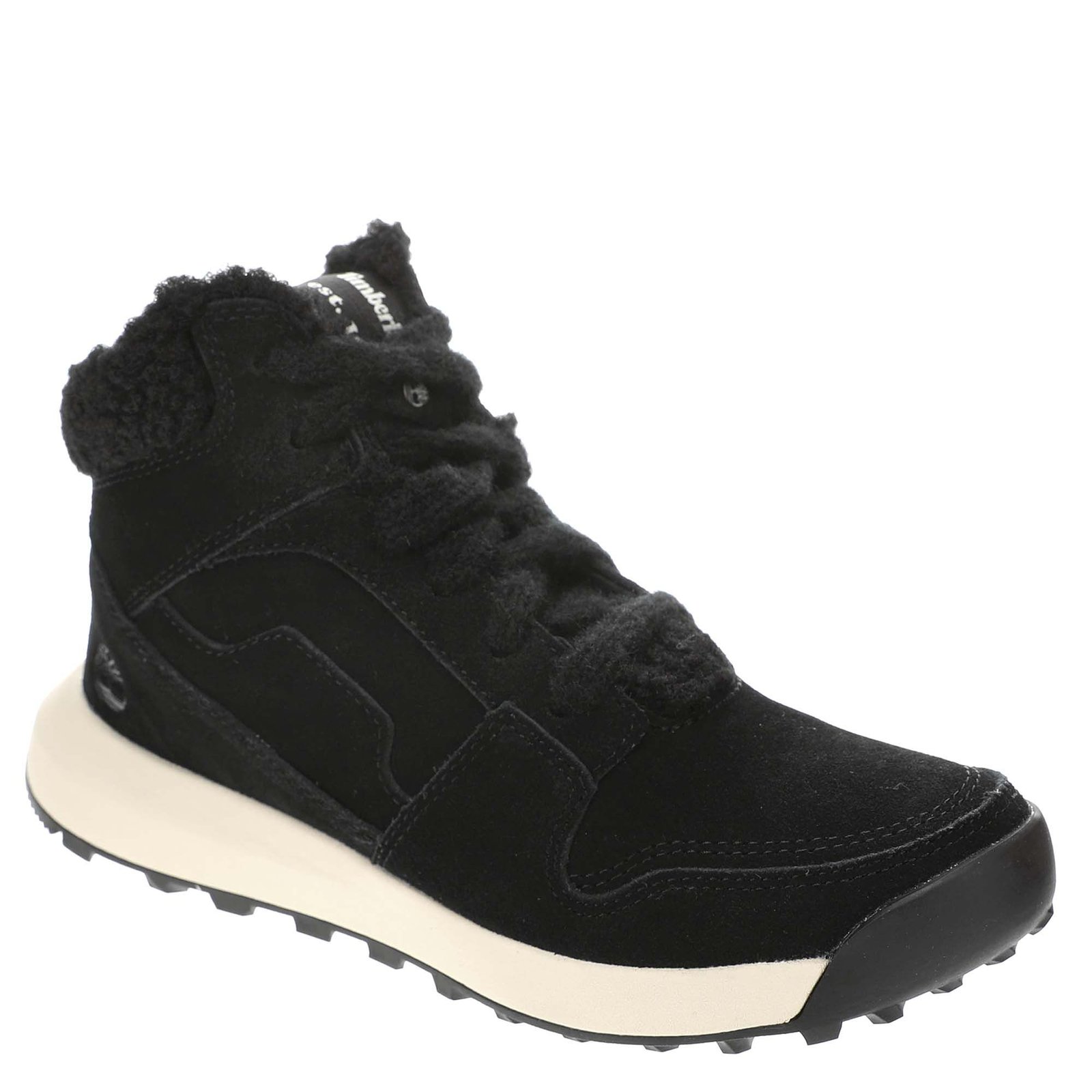 Timberland Retro Swift High Top Lace-Up Sneaker Women's Black Sneaker