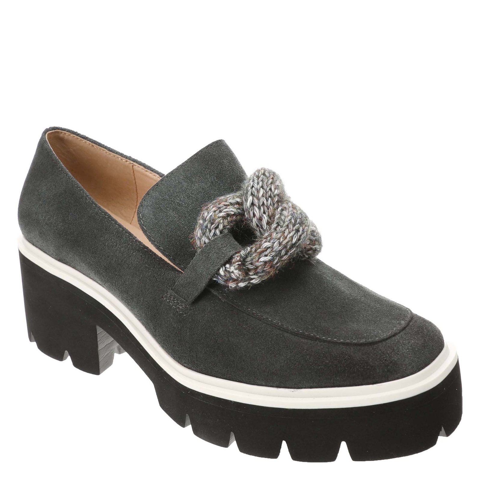 ALL BLACK Link & Lugg Women's Grey Slip On Euro .