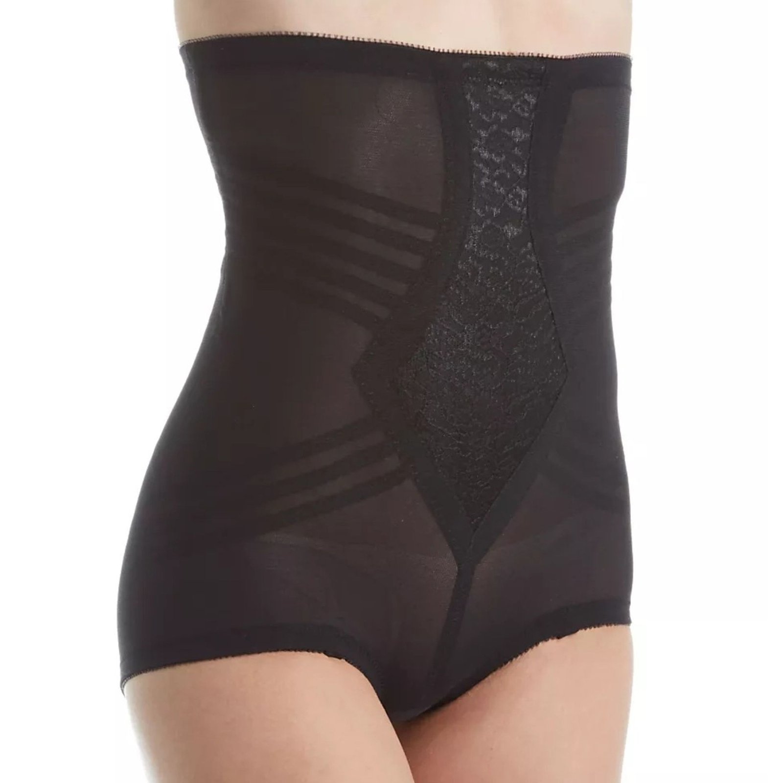 Rago High-Waist Firm Smooth Panty Brief Black Shapewear X