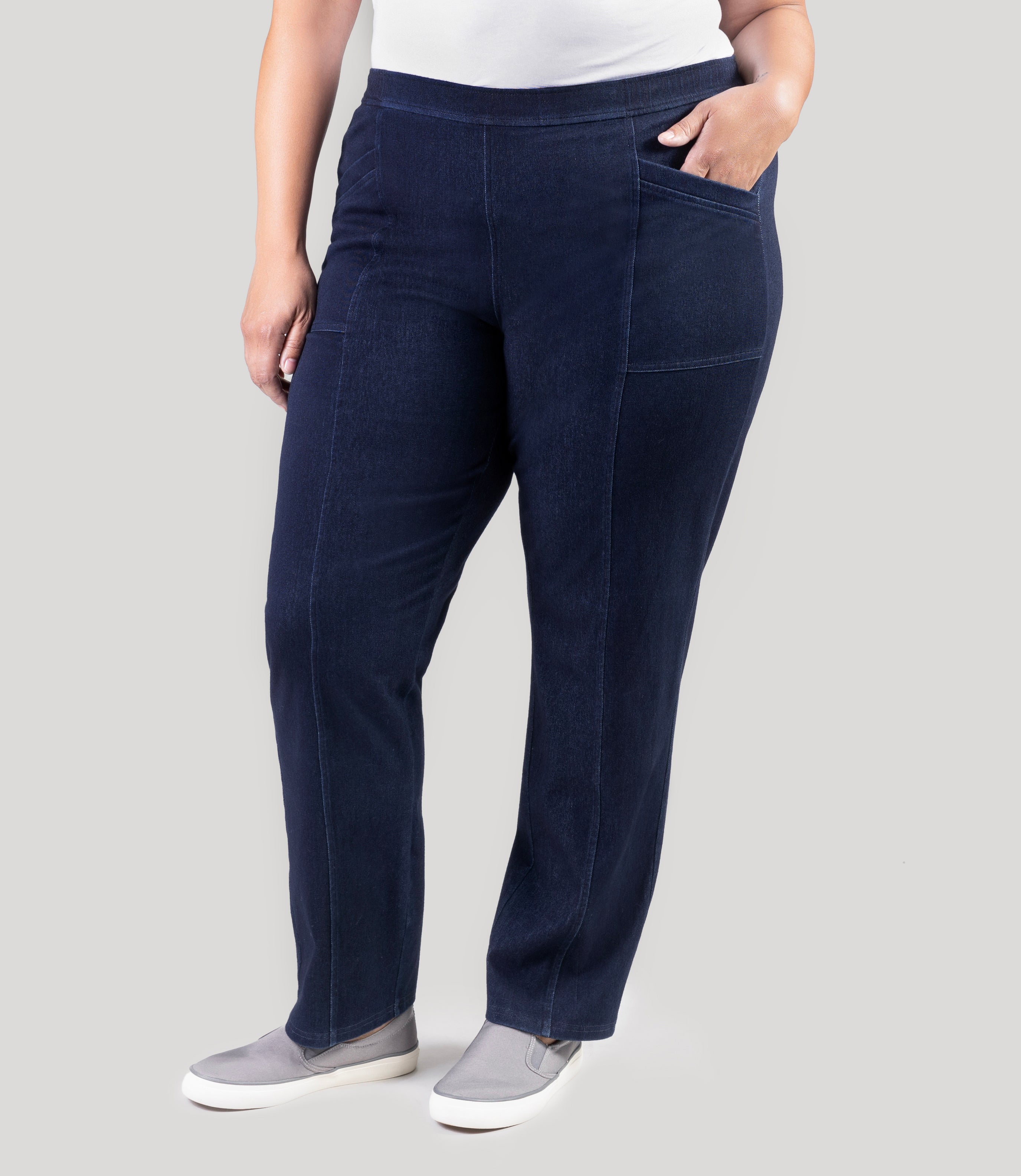 Stretch Twill Pant, X Average Dark Denim