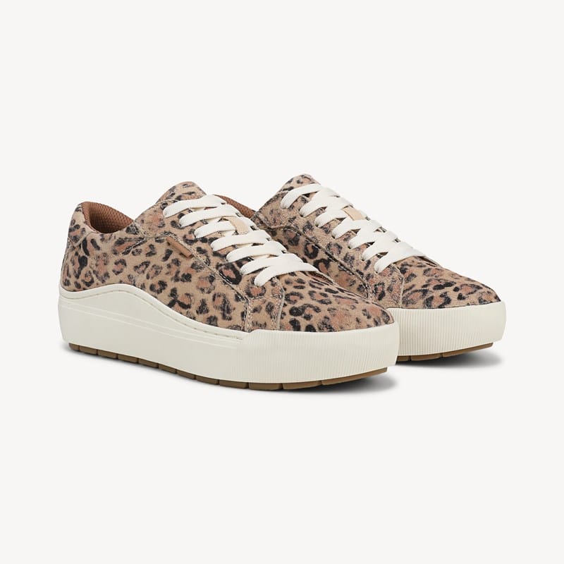Dr. Scholl's Orig Collection Women's Take Time Sneaker Shoes Leopard Print Leather DRORG .