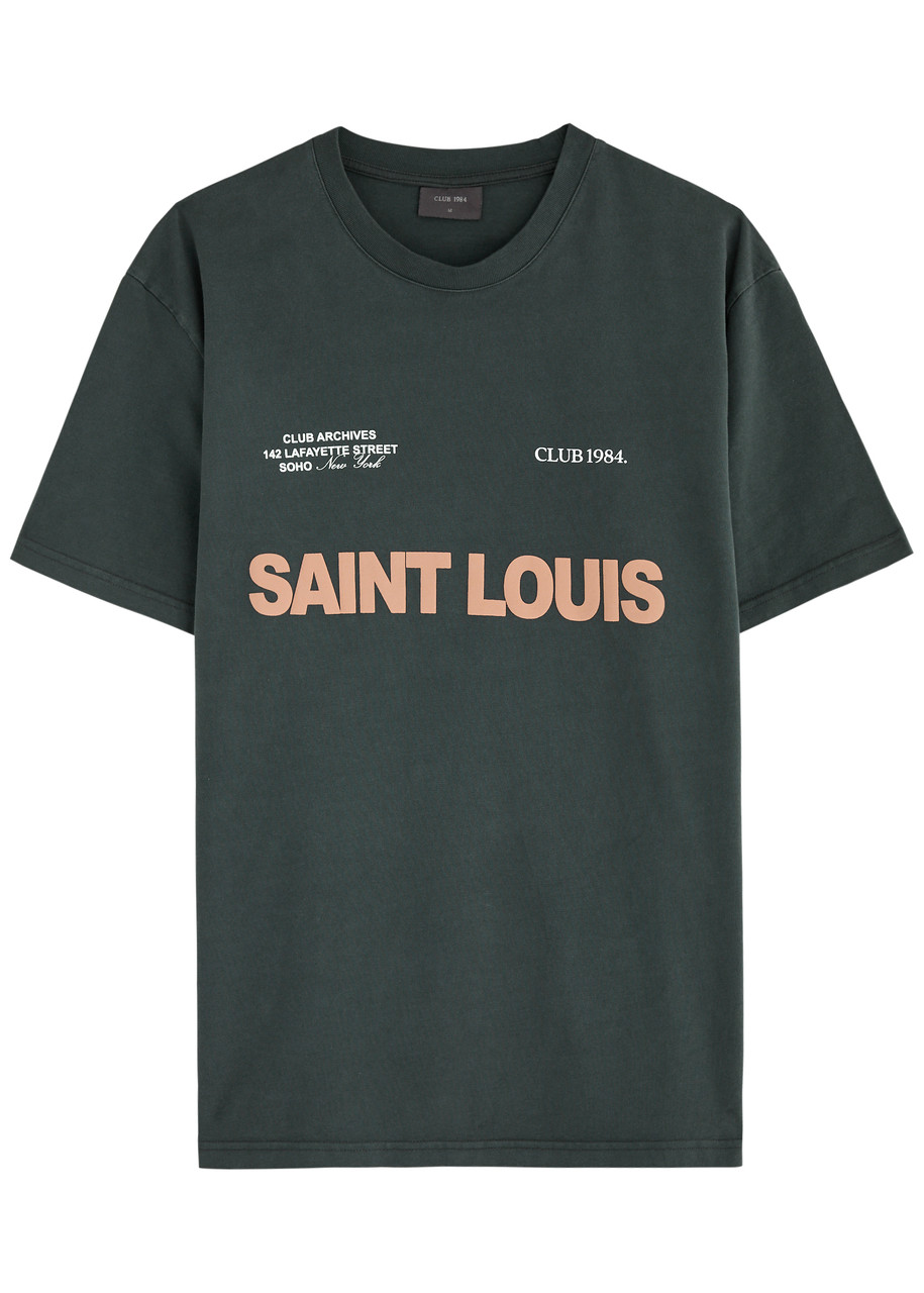Club Heritage Logo-print Cotton shirt - Grey
