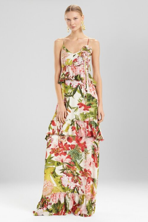 Paradise Floral Tiered Maxi Dress