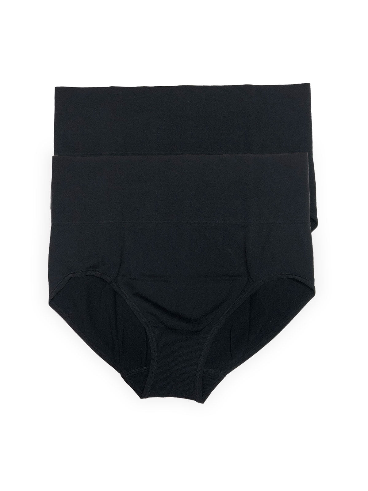 Fusion Seamless Shapewear Brief -Pack, Black Large