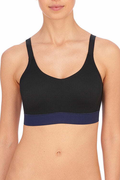 Define Full Fit Athleisure Bralette - BlackMidnight Navy D