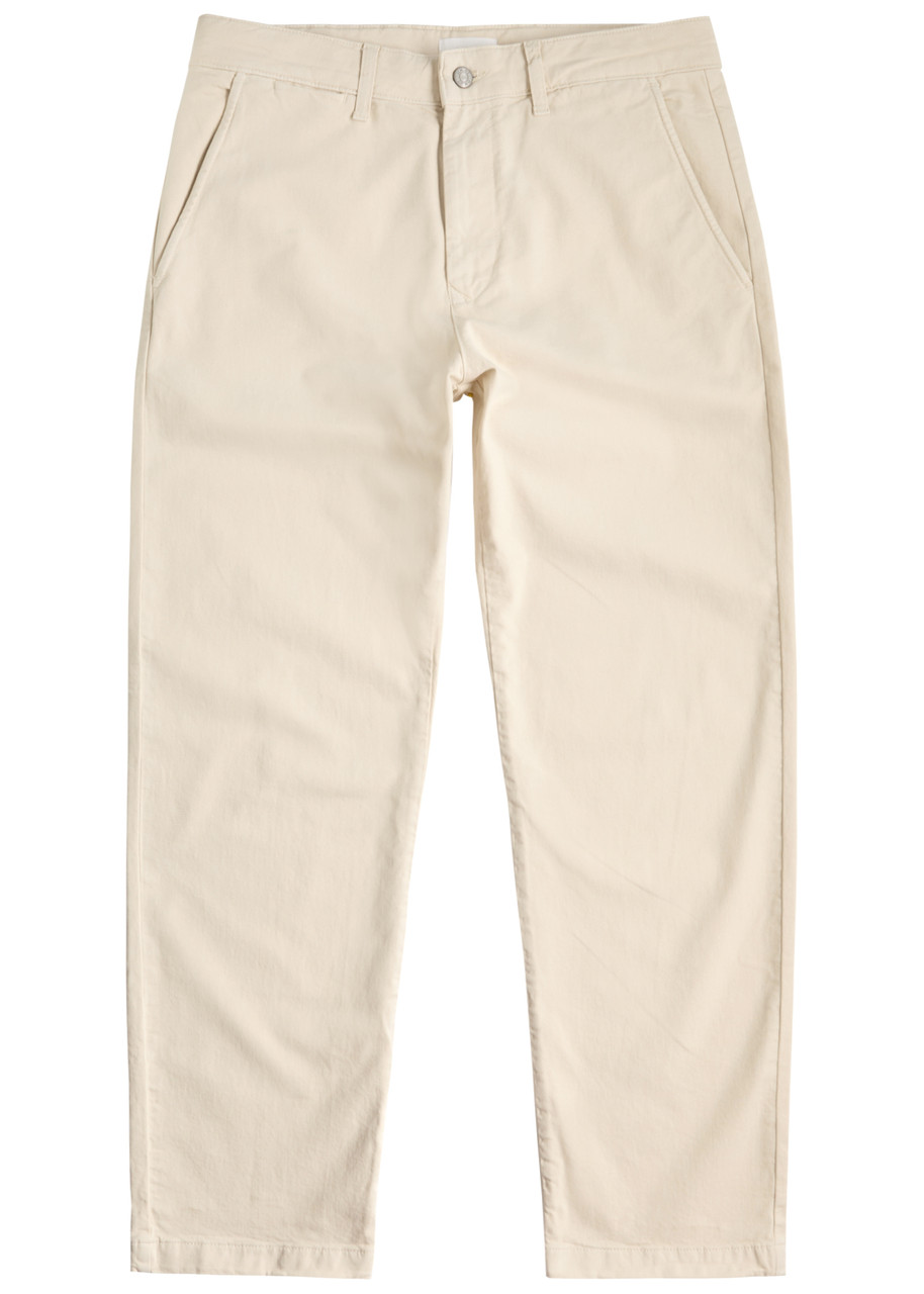 NN Aden Stretch-cotton Chinos - Cream - W L