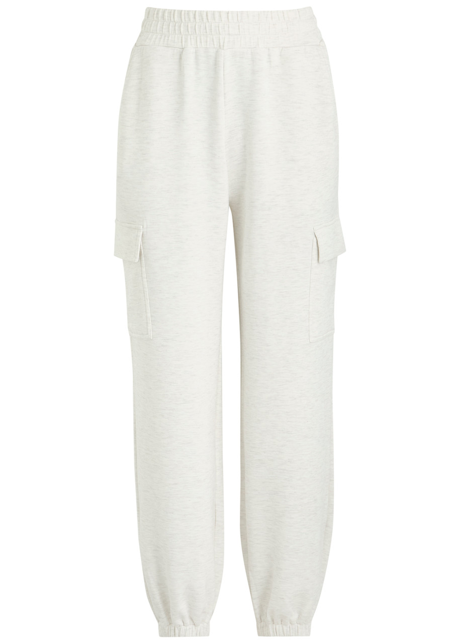 Varley The Cargo Pant . Stretch-jersey Sweatpants - Ivory - L L