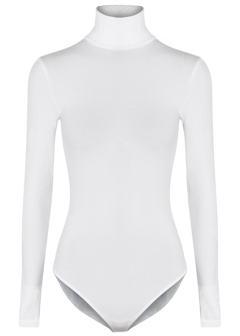 Wolford Colorado Cotton-blend Bodysuit - White