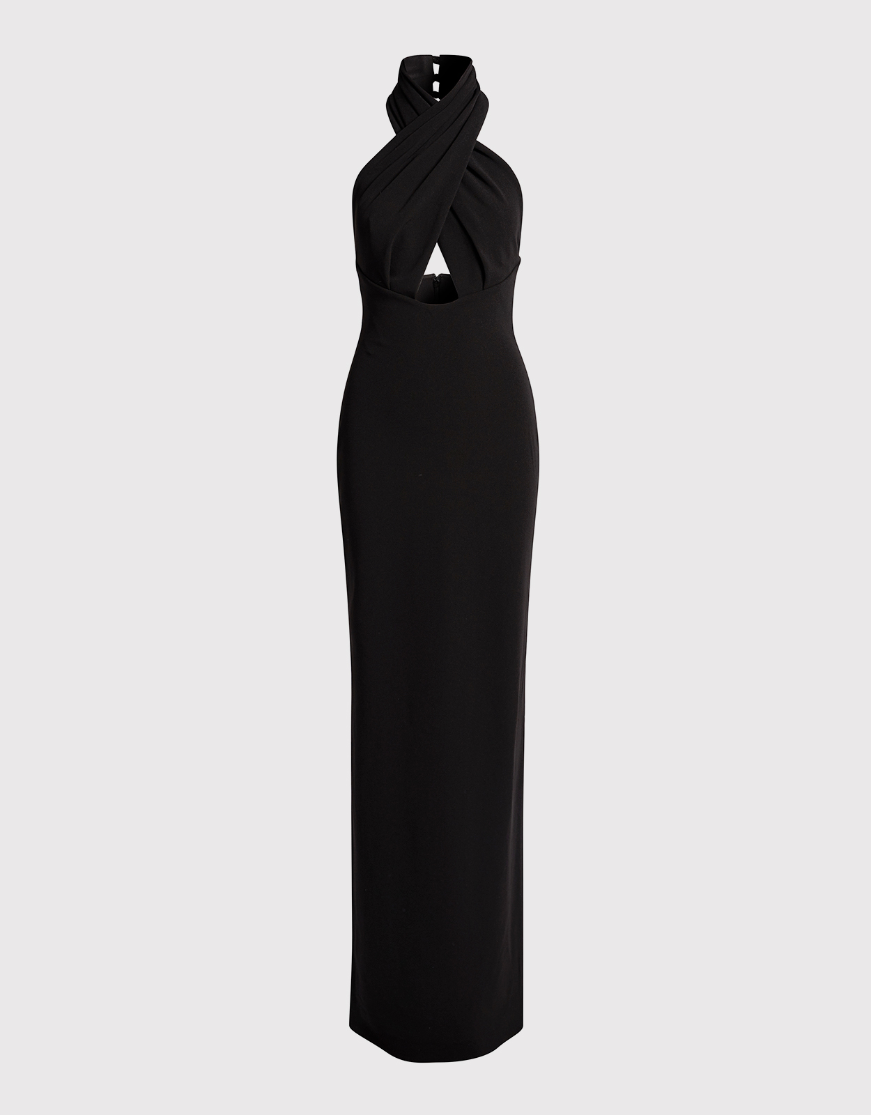 Solace London Leora Cutout Halterneck Maxi Dress -