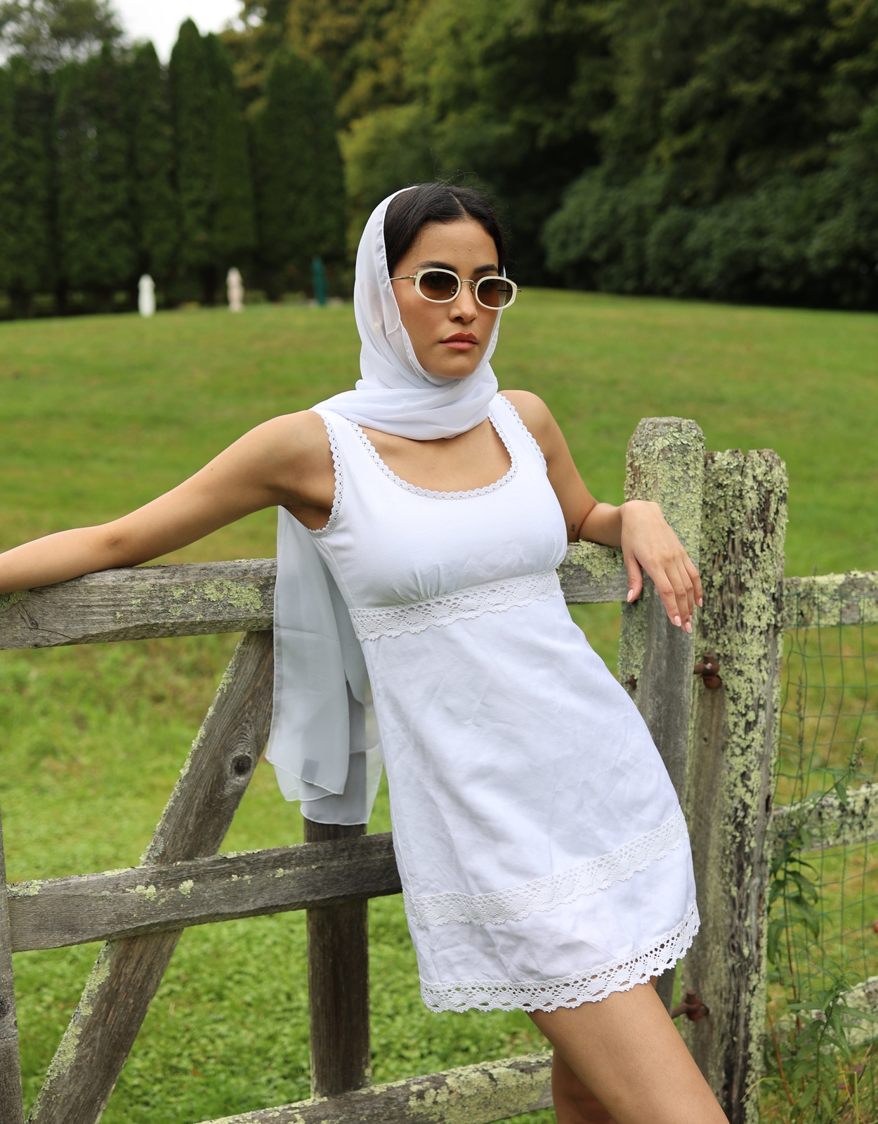 Sister Swim Bardot Dress White -