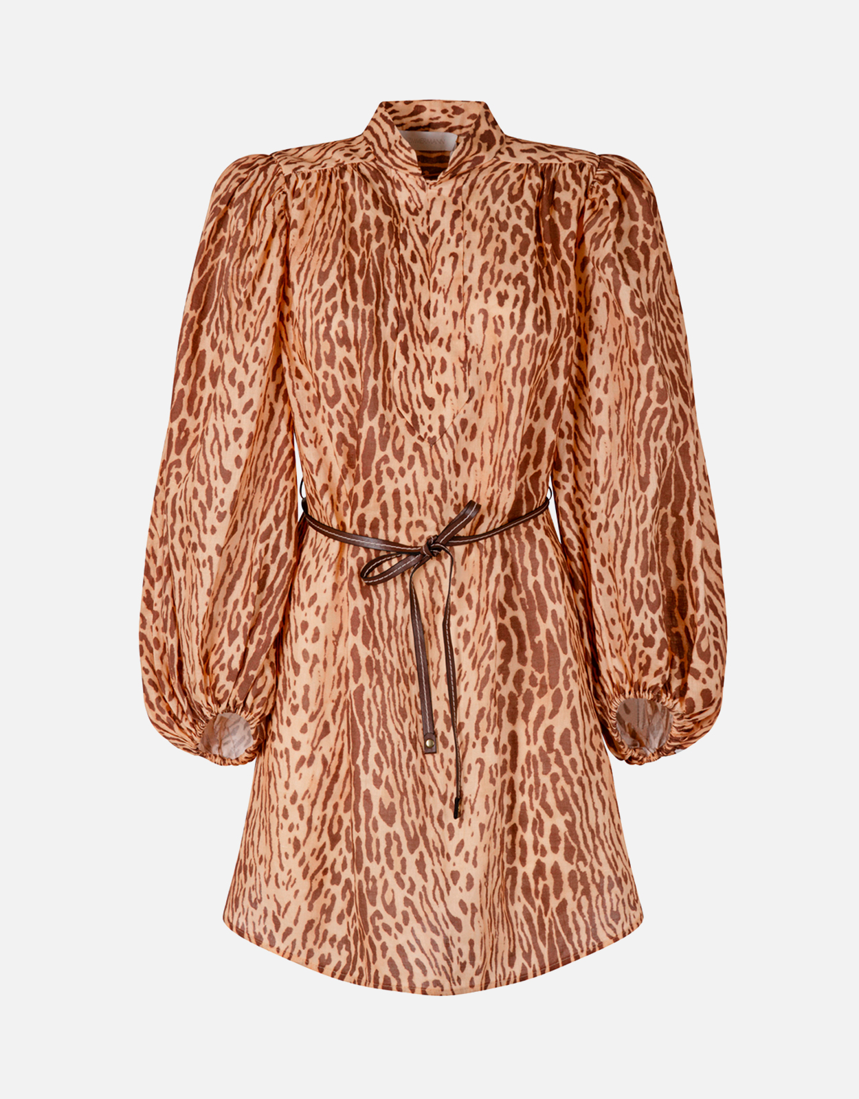 Zimmermann Cascadian Linen Tunic Mini Dress