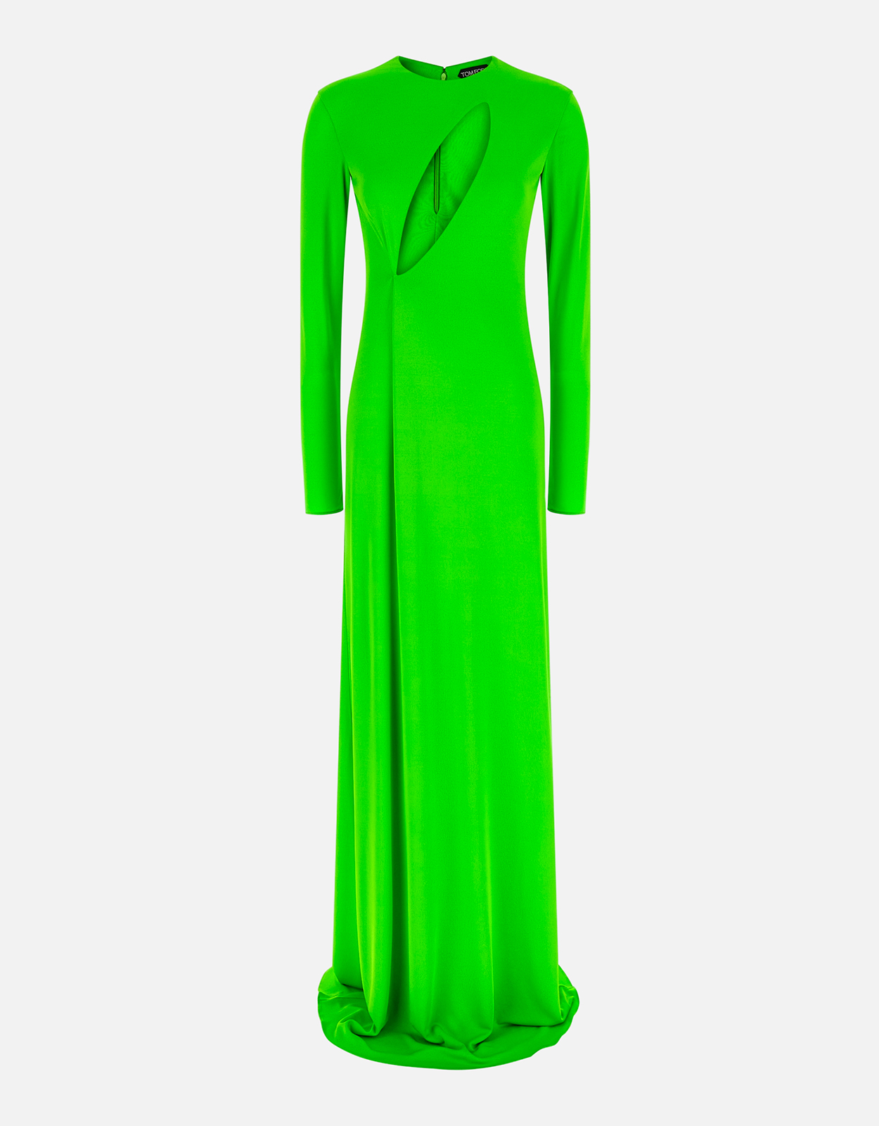 Tom Ford Long Sleeve Slash Front Evening Viscose Dress - IT