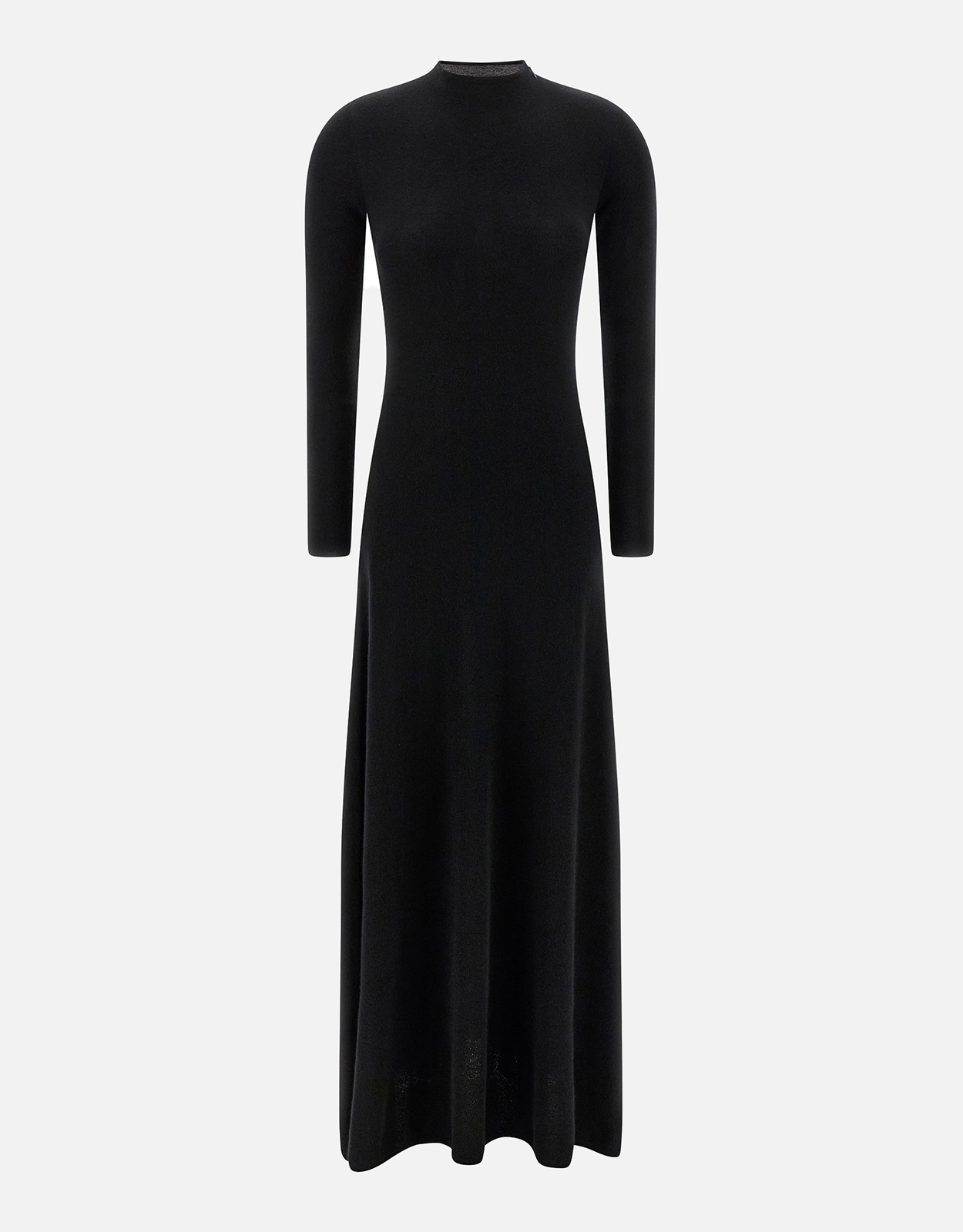 Tom Ford Full Needle Fine Cashmere Silk Crewneck Column Dress - X