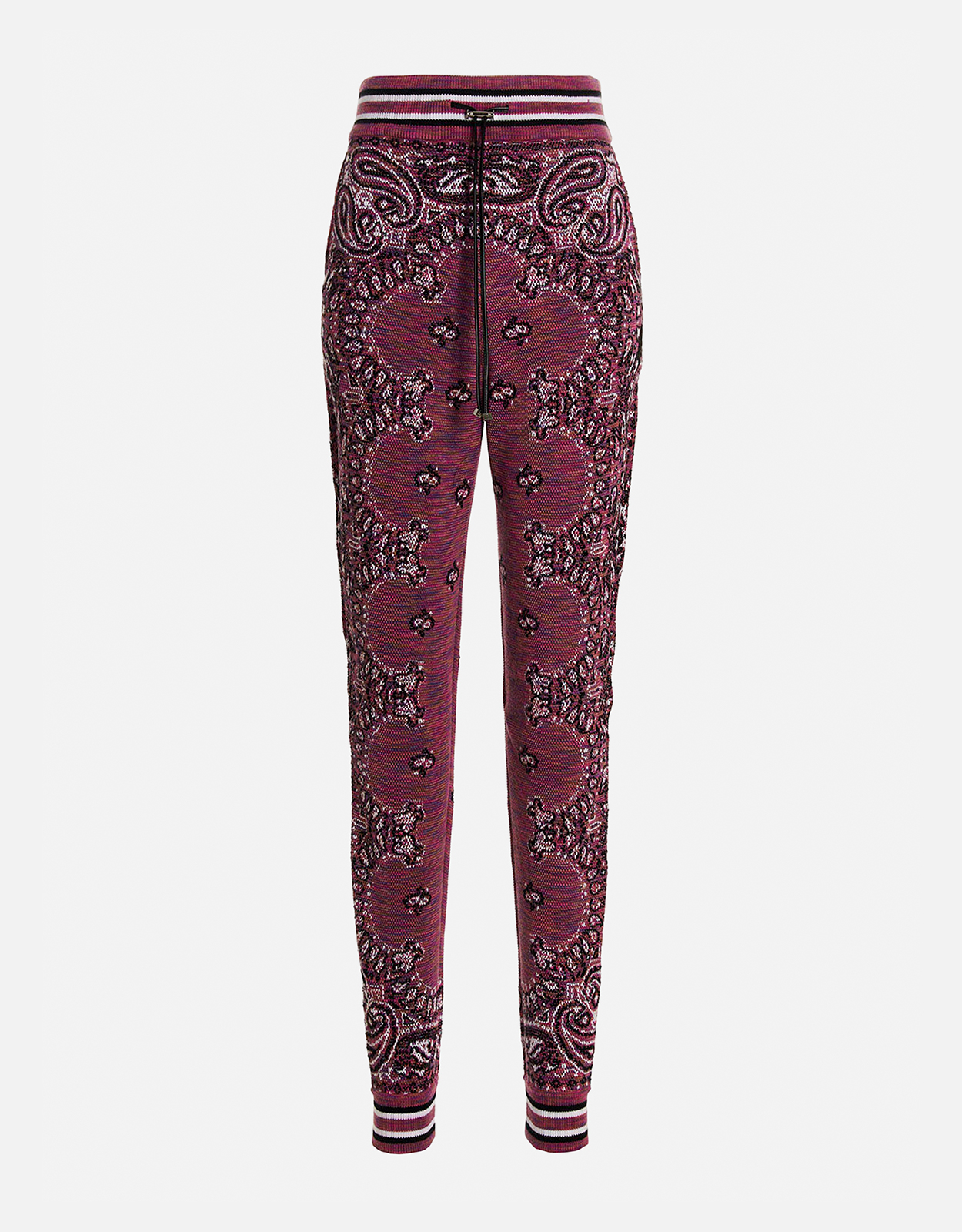 Amiri Space Dye Bandana Cotton Knit Joggers