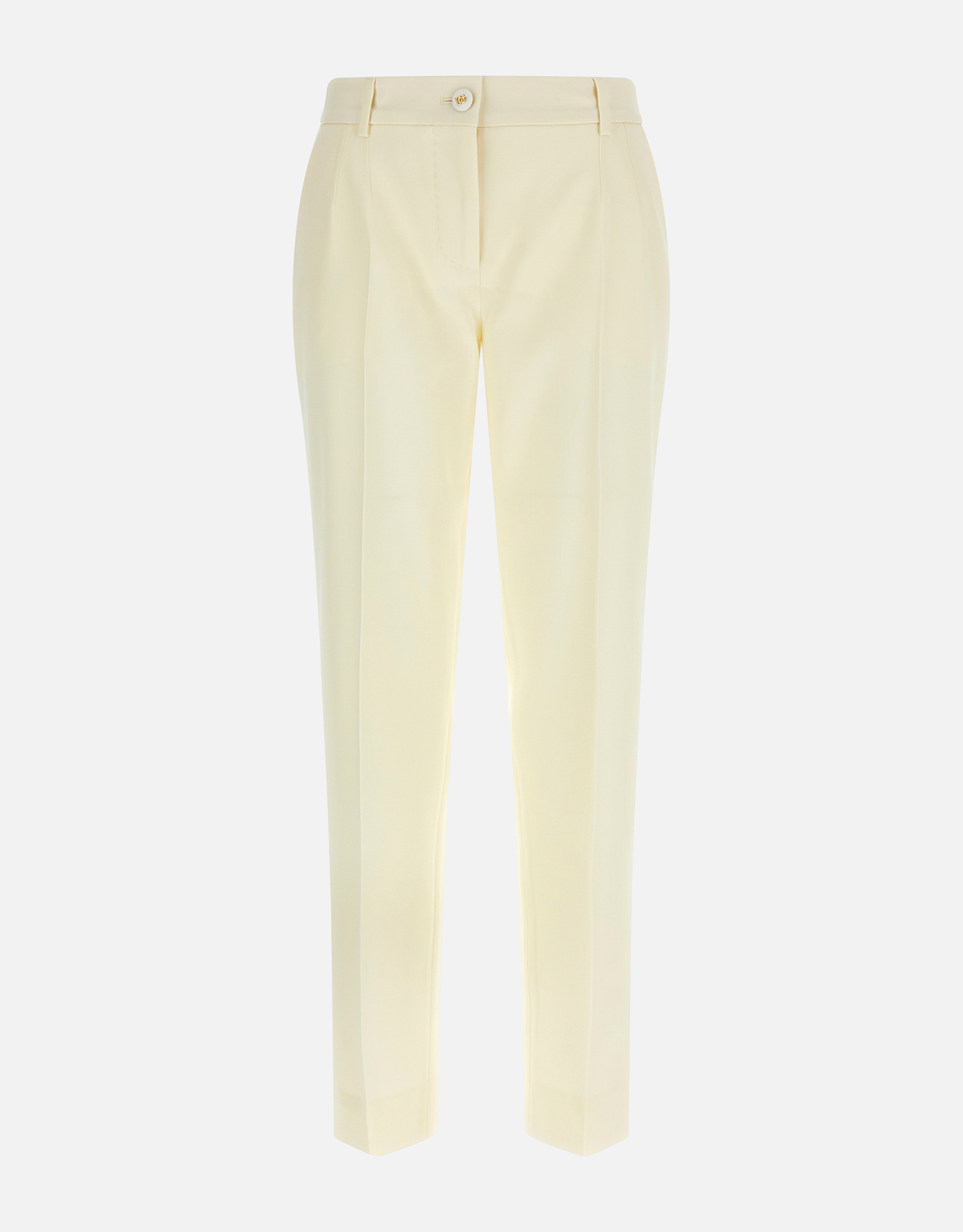 Dolce & Gabbana Virgin Wool Low Kate Waist Straight Leg Pants - IT