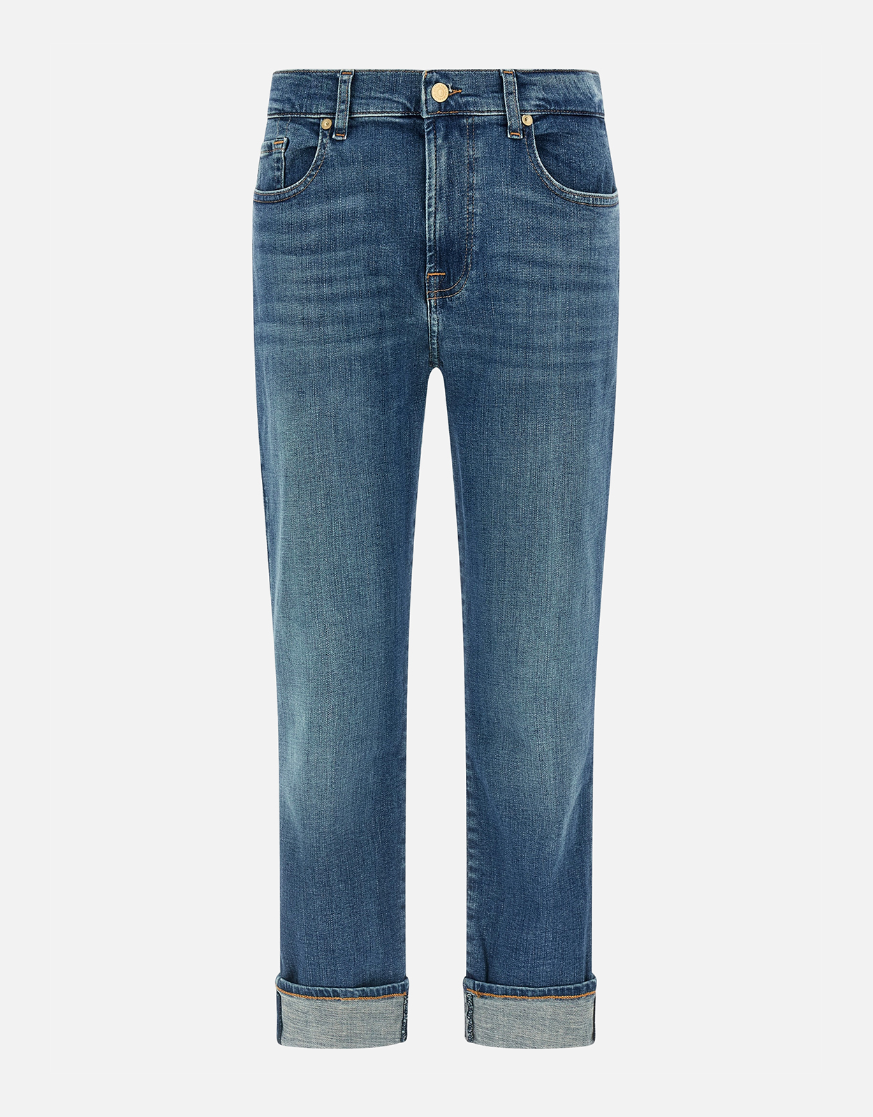 For All Mankind Relaxed Skinny Stretch Cotton Denim Jeans