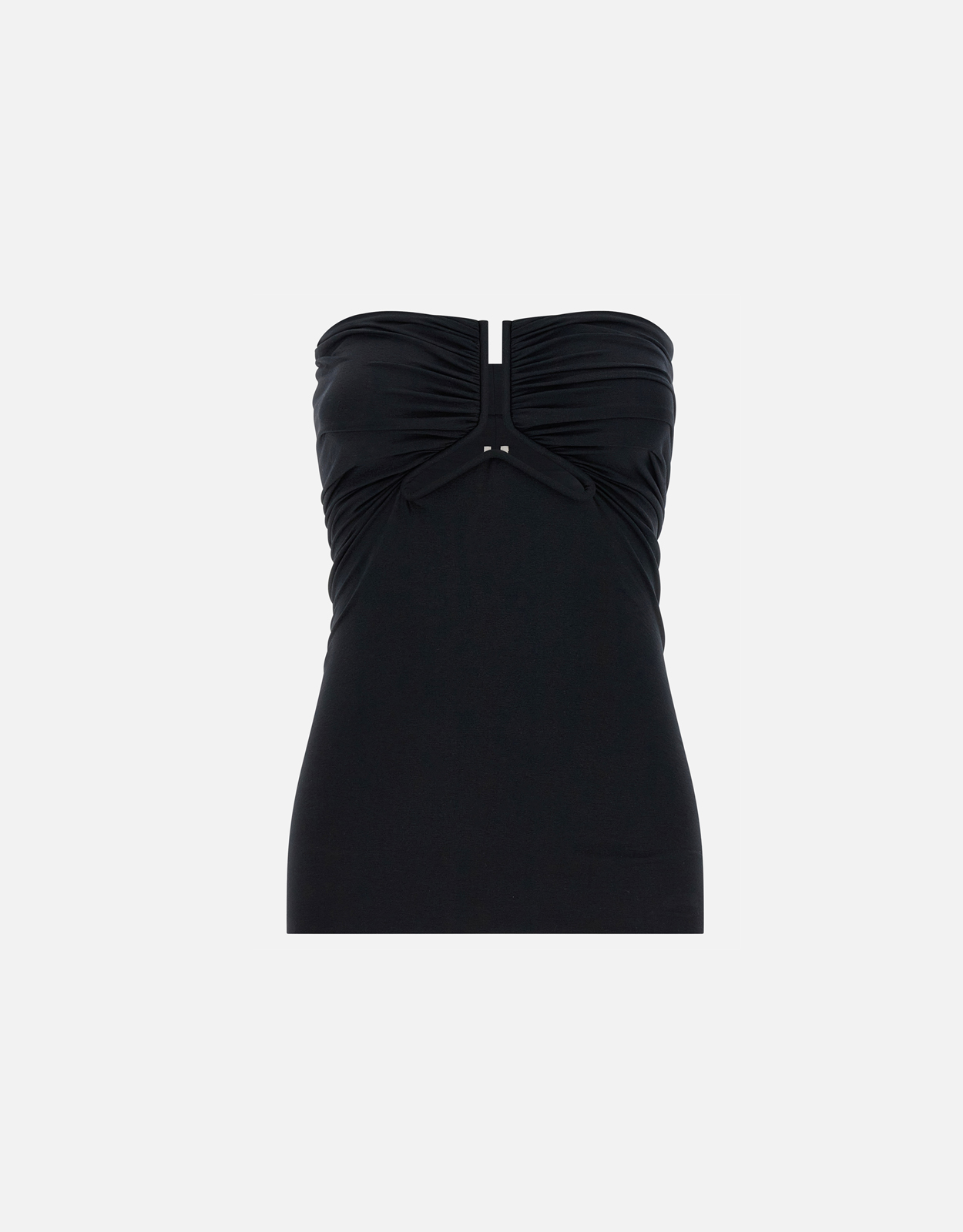 Rick Owens Alannah Prong Bustier Stretch Jersey Off-the-Shoulder Top - IT
