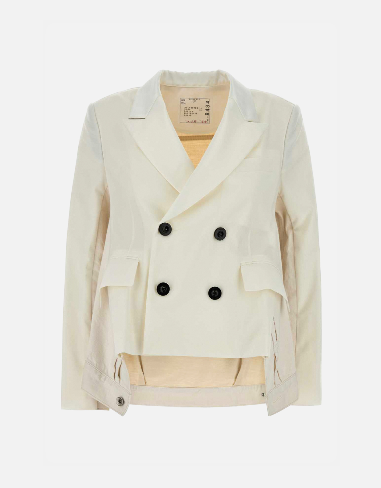 Sacai Wool Suiting X Denim Jacket