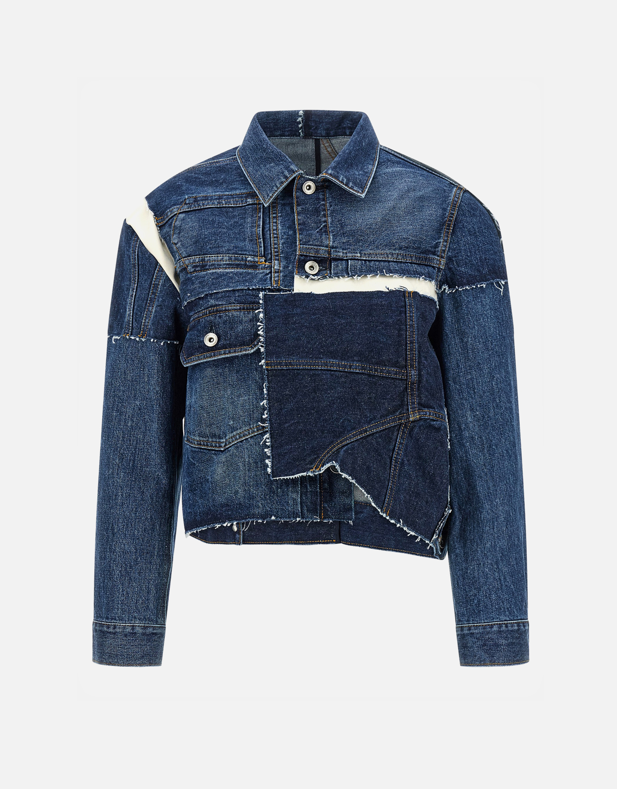 Sacai Patchwork Denim Jacket
