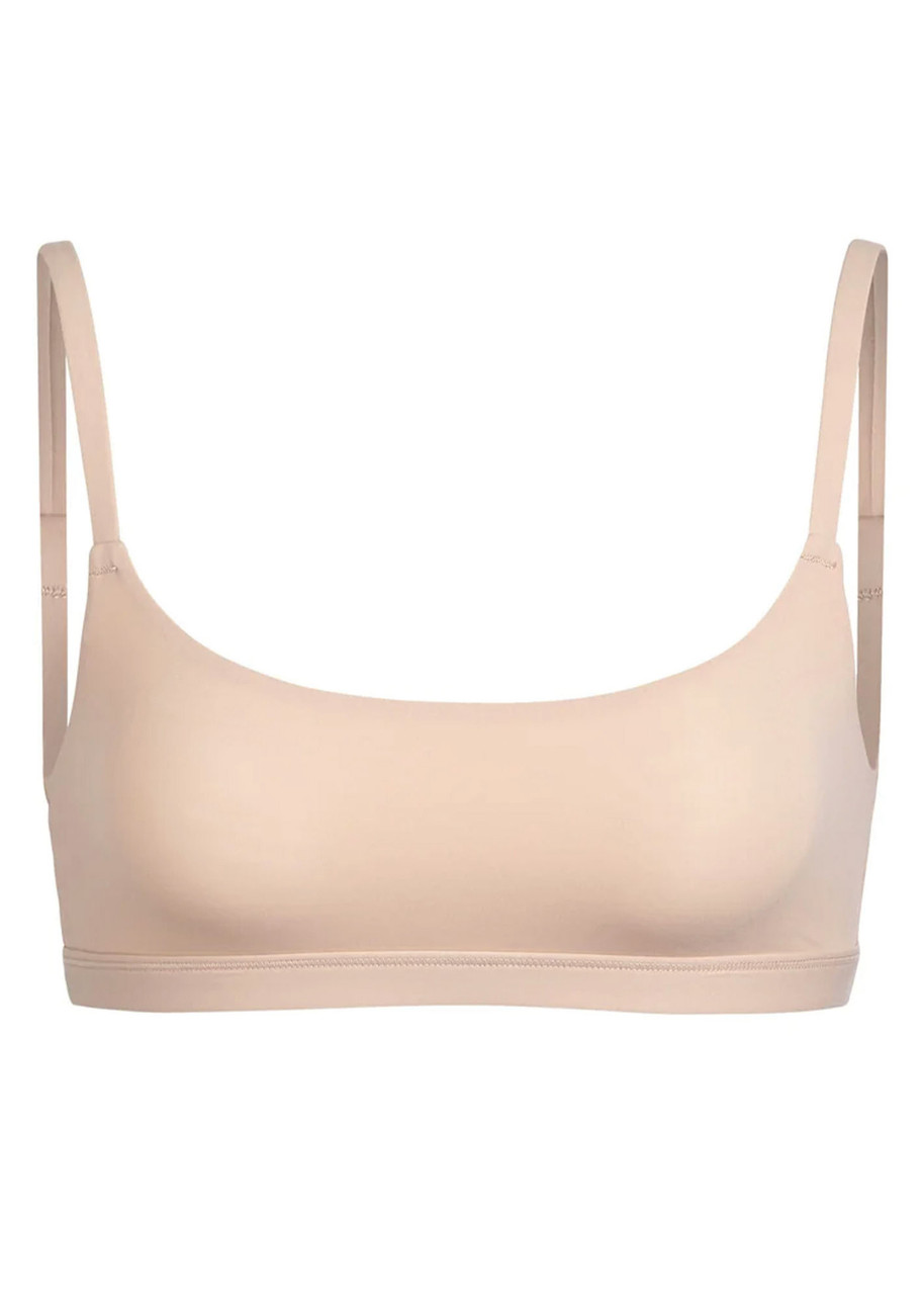 Skims Stretch-jersey Scoop Bralette - Beige - X