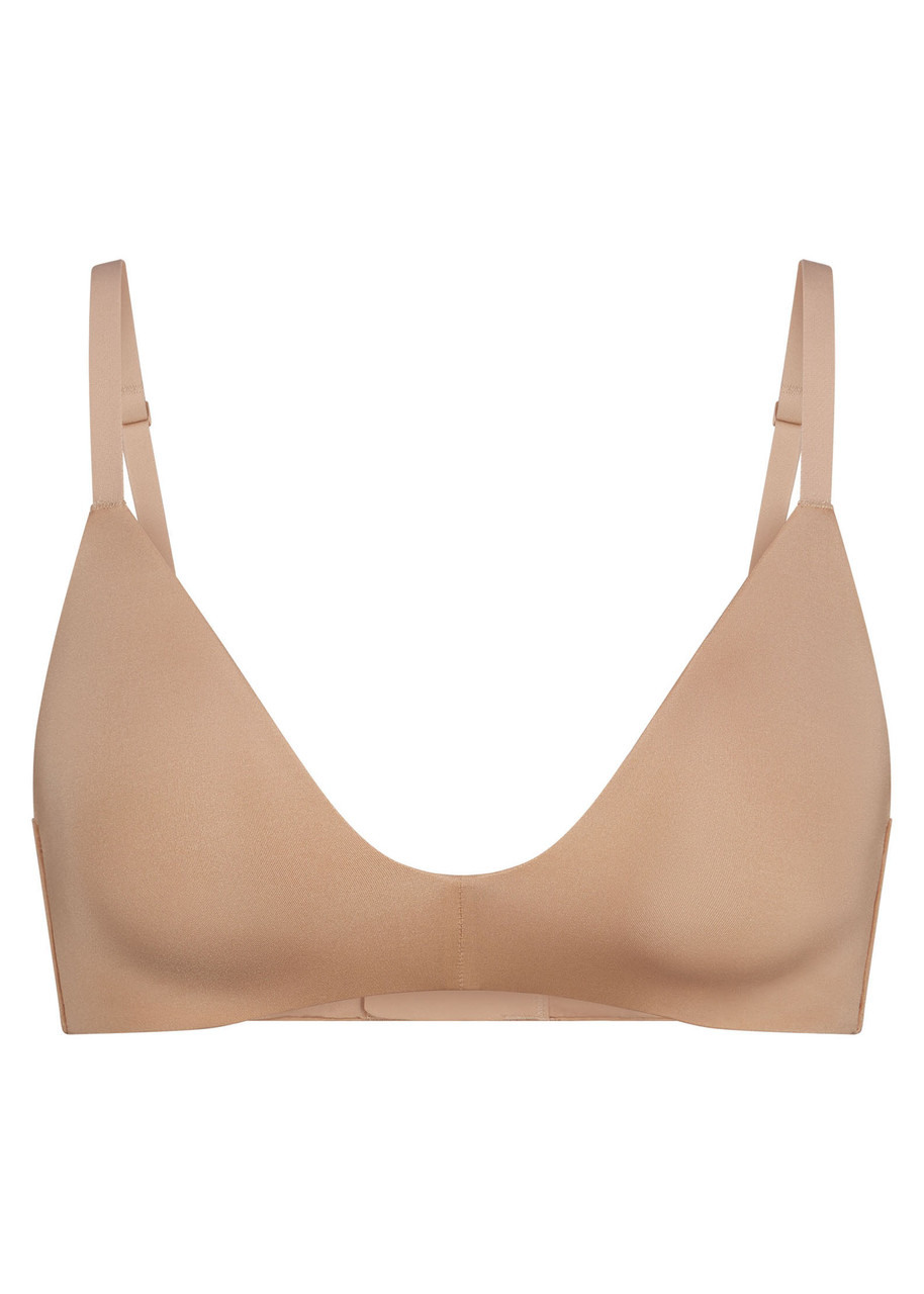 Skims Wireless Stretch-jersey shirt bra - Beige - D