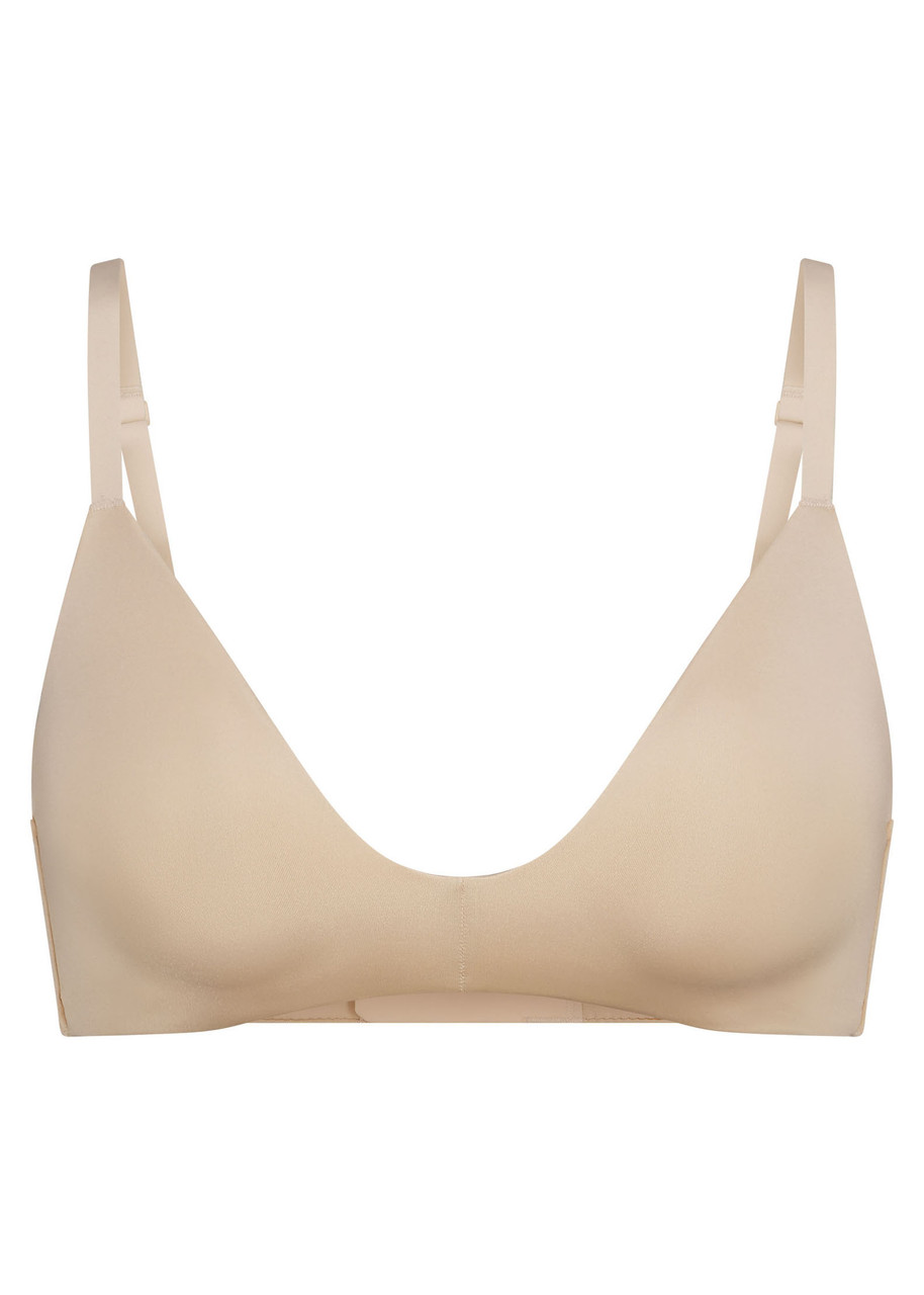 Skims Wireless Stretch-jersey shirt bra - Cream - DDD