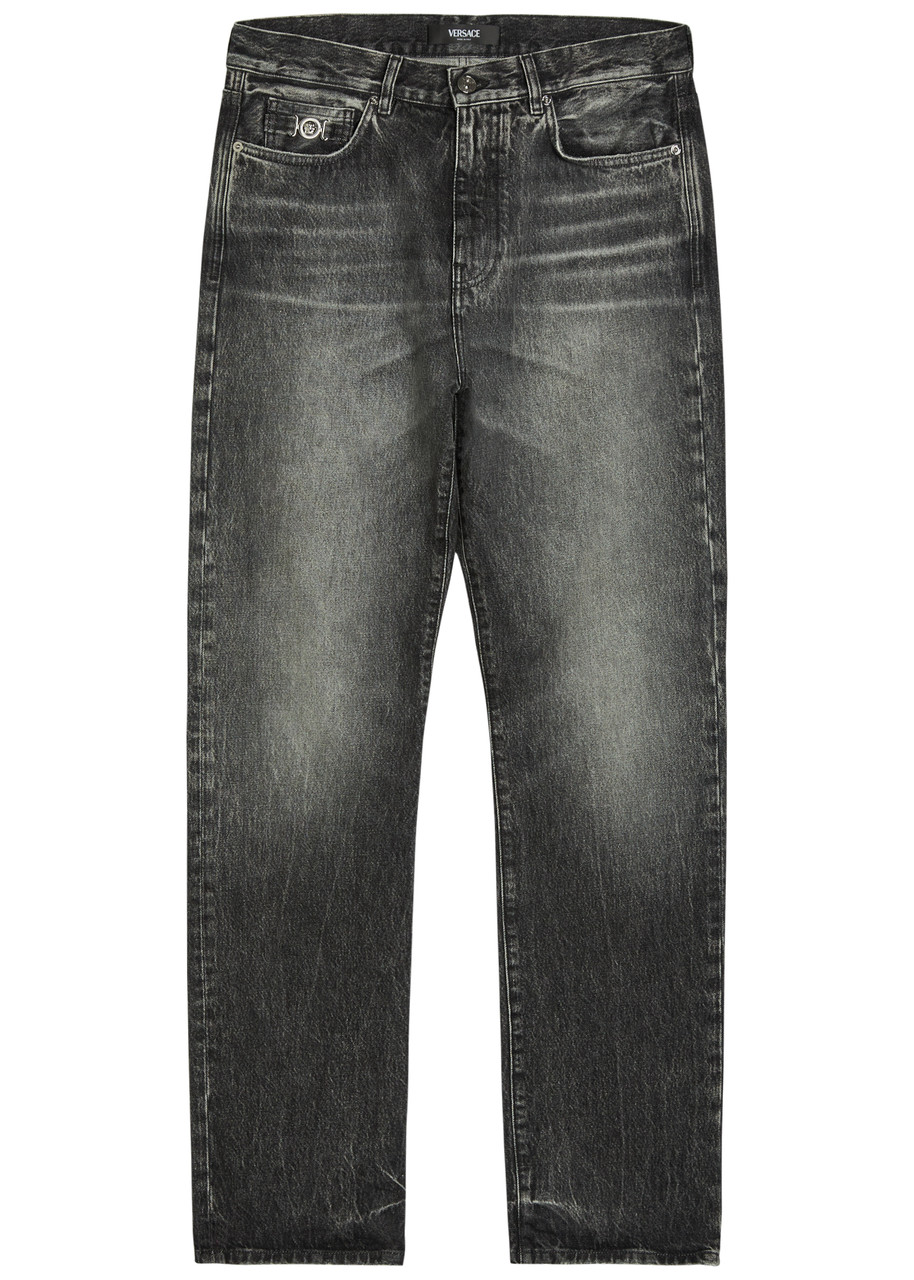 Versace Straight-leg Jeans - Grey - W