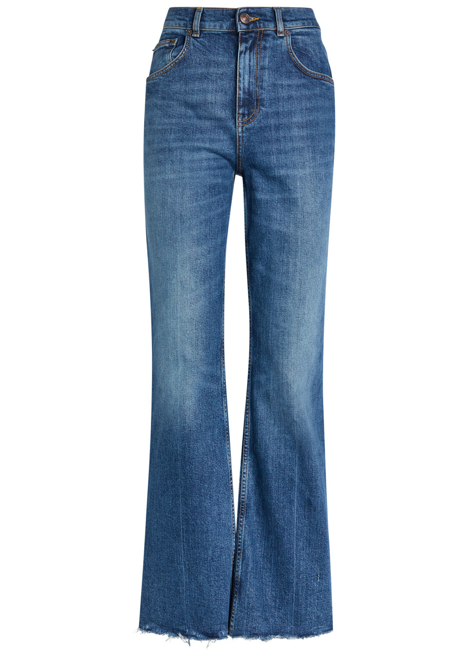 Tory Burch Bootcut Jeans - Dark Blue - W - S