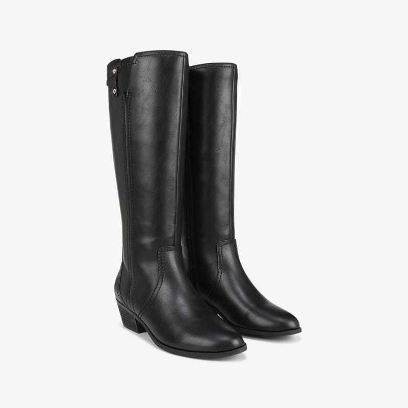 Dr. Scholl's Women's Brilliance Knee High Boot Black DRSCH Leather .