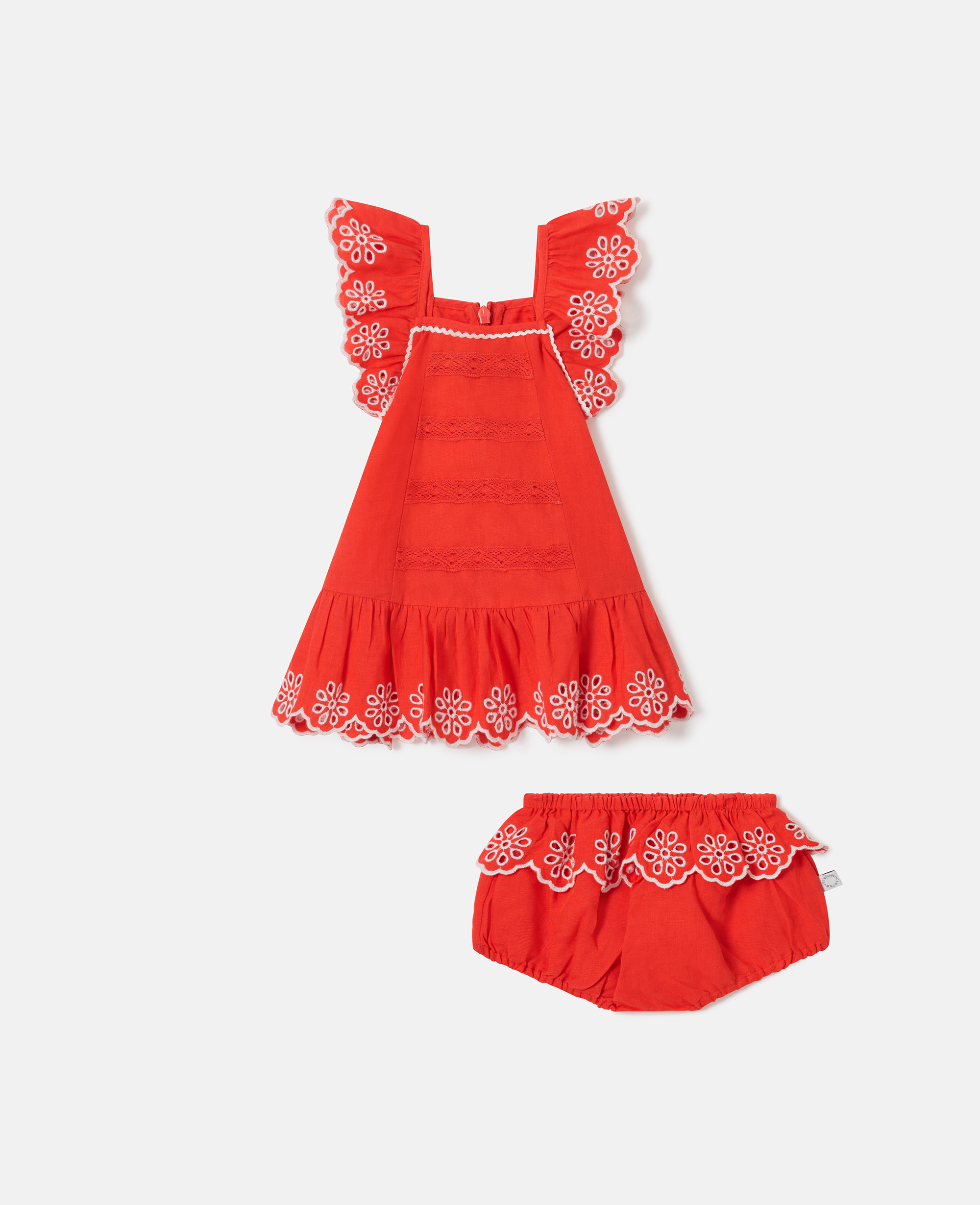 Stella McCartney - Broderie Trim Dress and Bloomer Set