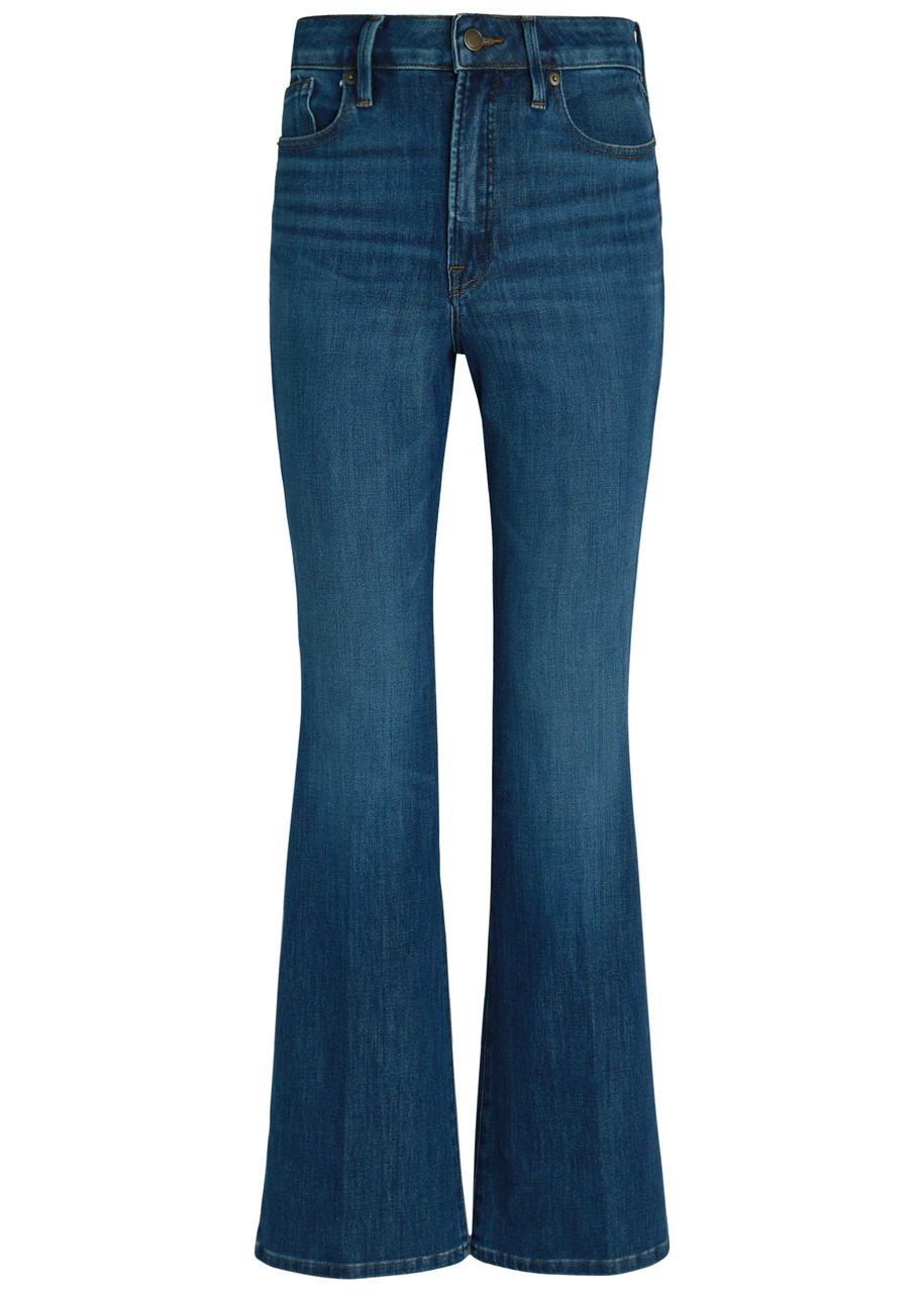 Good American Good Classic Bootcut Jeans - Navy - W