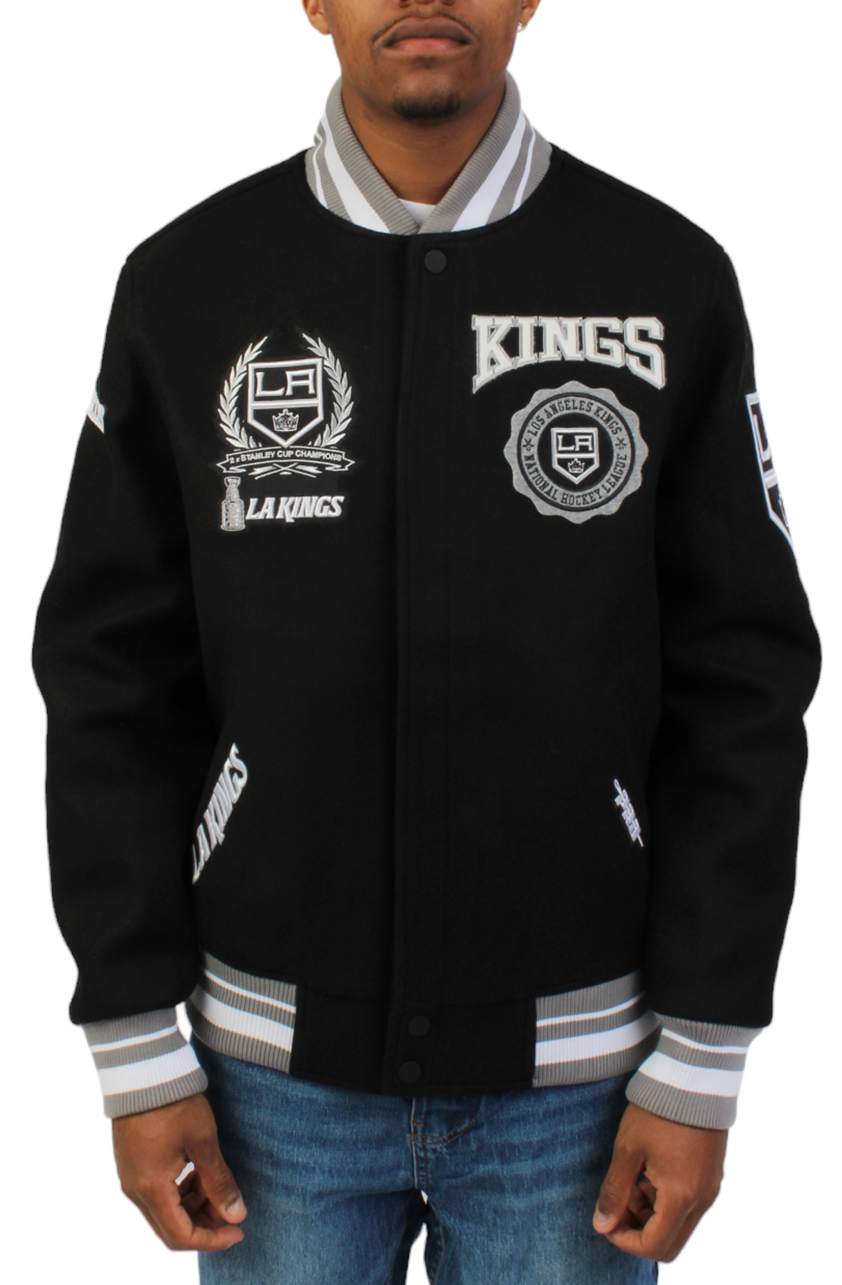 Los Angeles Kings Crest Wool Varsity Jacket