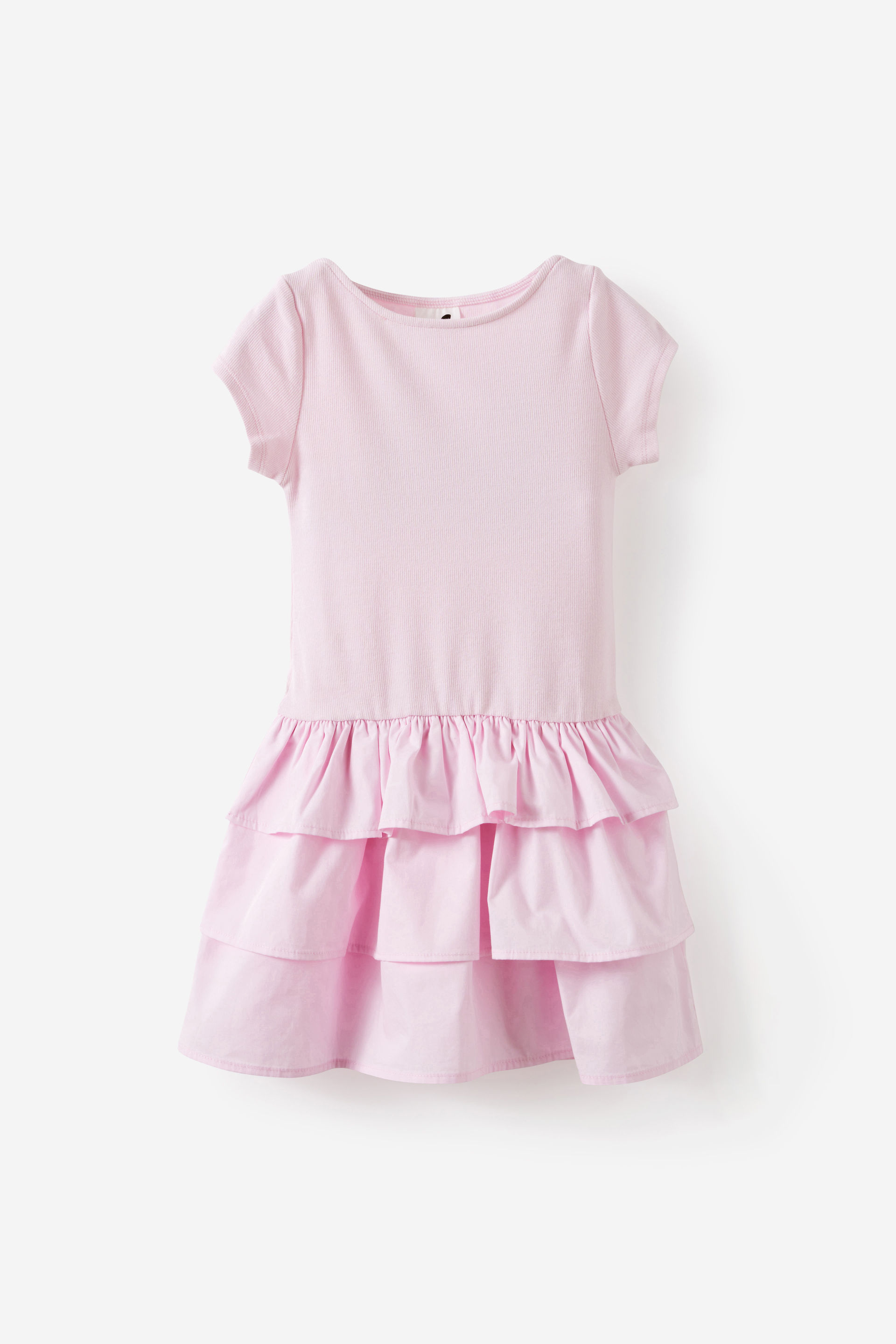 Cotton On Kids - Lila Short Sleeve Dress - Tea party pink