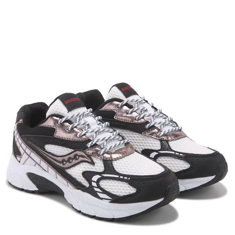 Saucony Kids' Volt Sneaker Big Kid Shoes BlackWhite - Size .