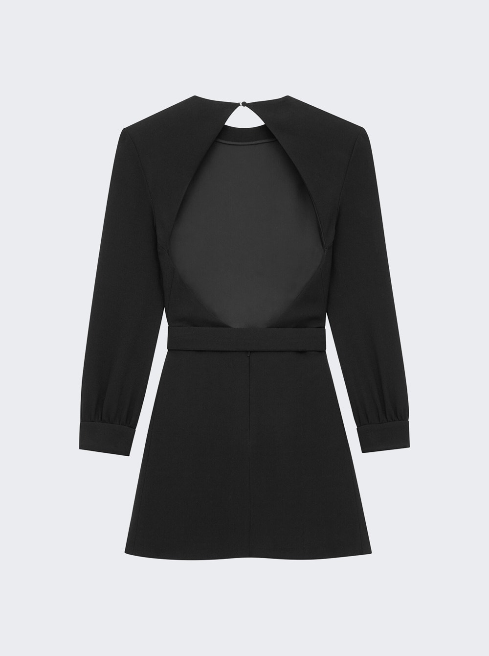 Backless Mini Dress Noir
