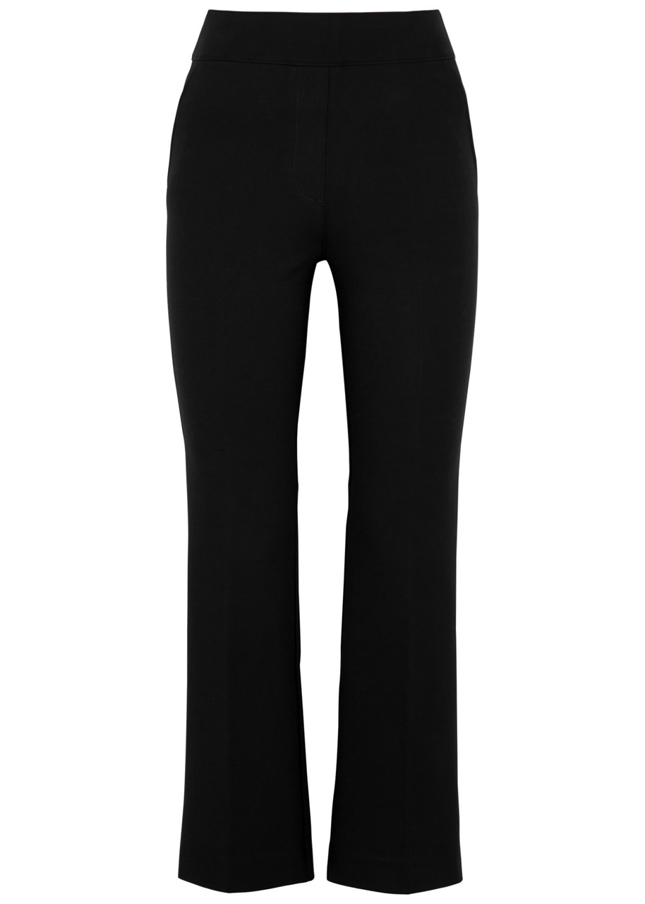 Spanx The Perfect Pant Kick-flare Stretch-jersey Trousers - Black