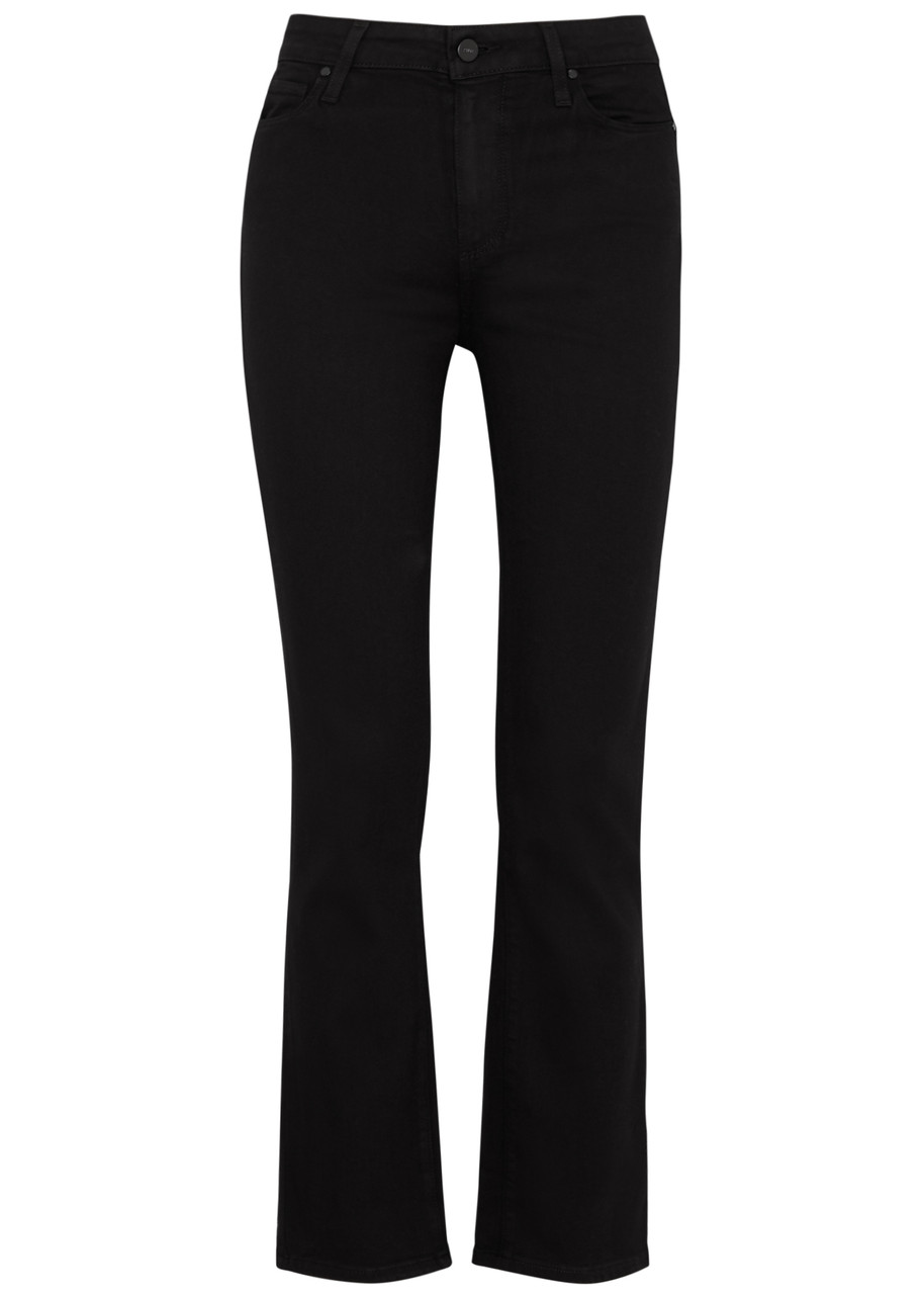 Paige Cindy Cropped Skinny Jeans - Black - W L