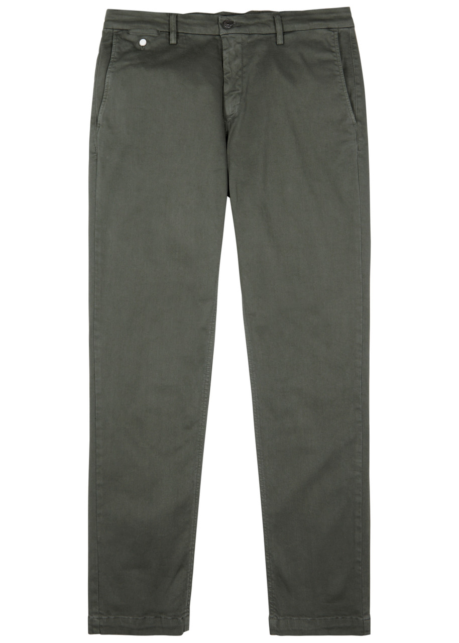Replay Benni Hyperflex X-L.I.T.E. Stretch-cotton Chinos - Khaki - W M