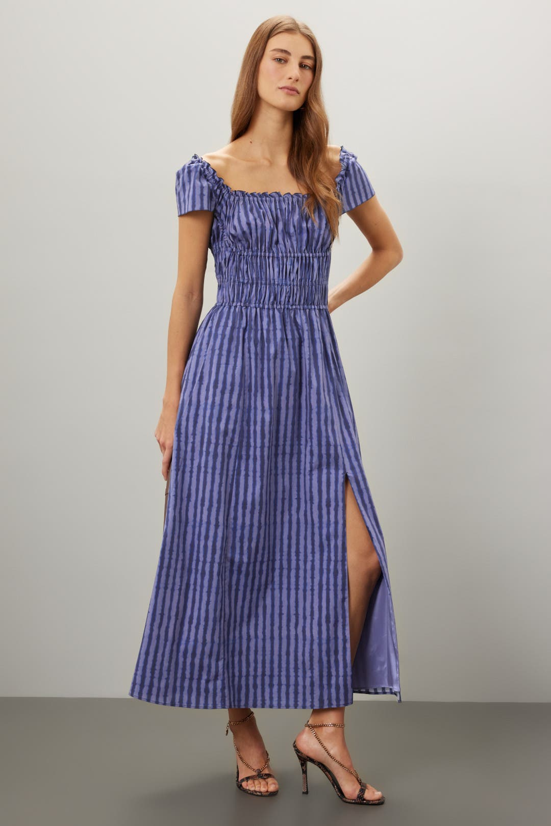 Altuzarra Lily Tie Dye Dress Blue-print
