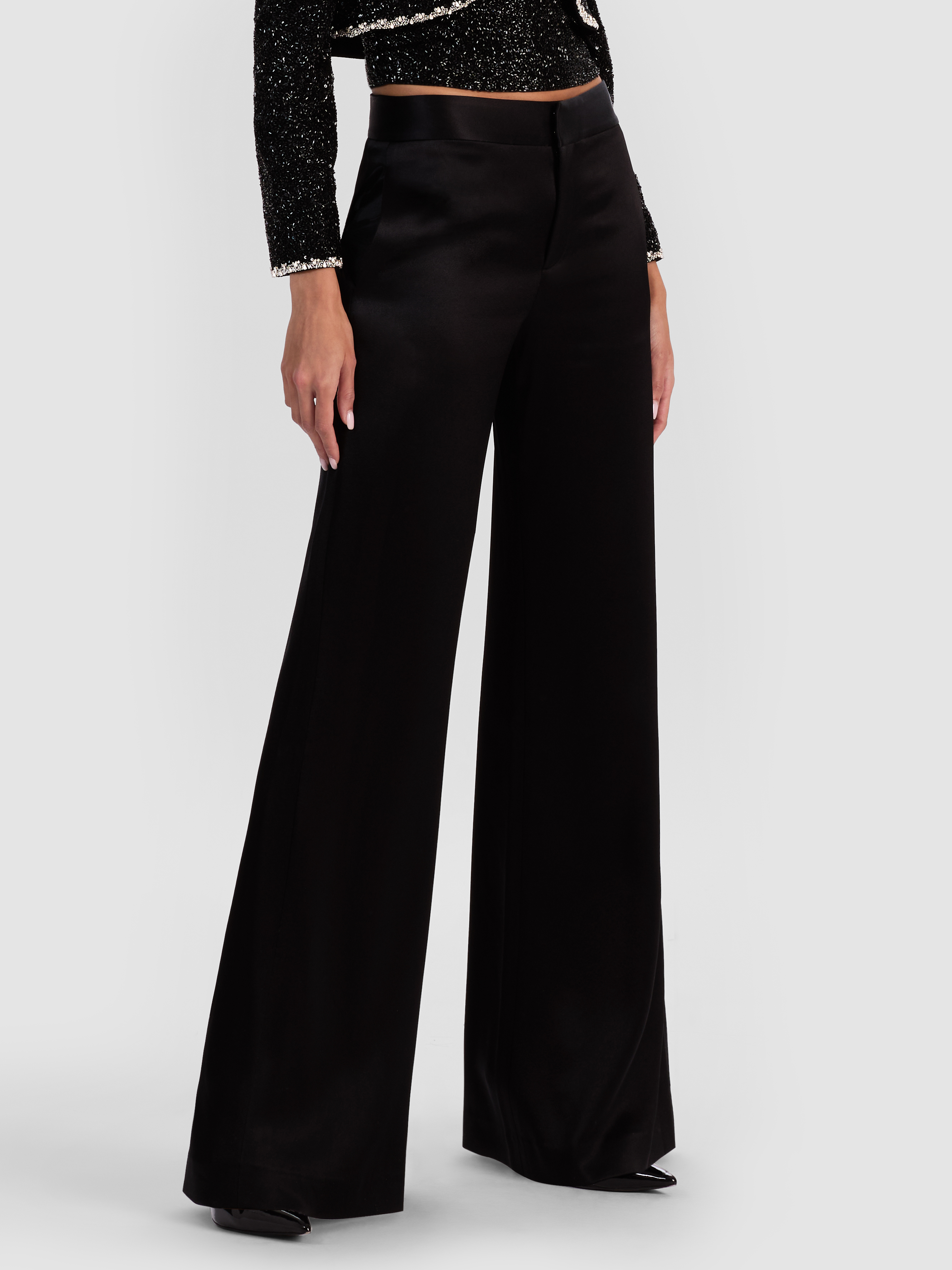 alice + olivia SHANE WIDE LEG PANT