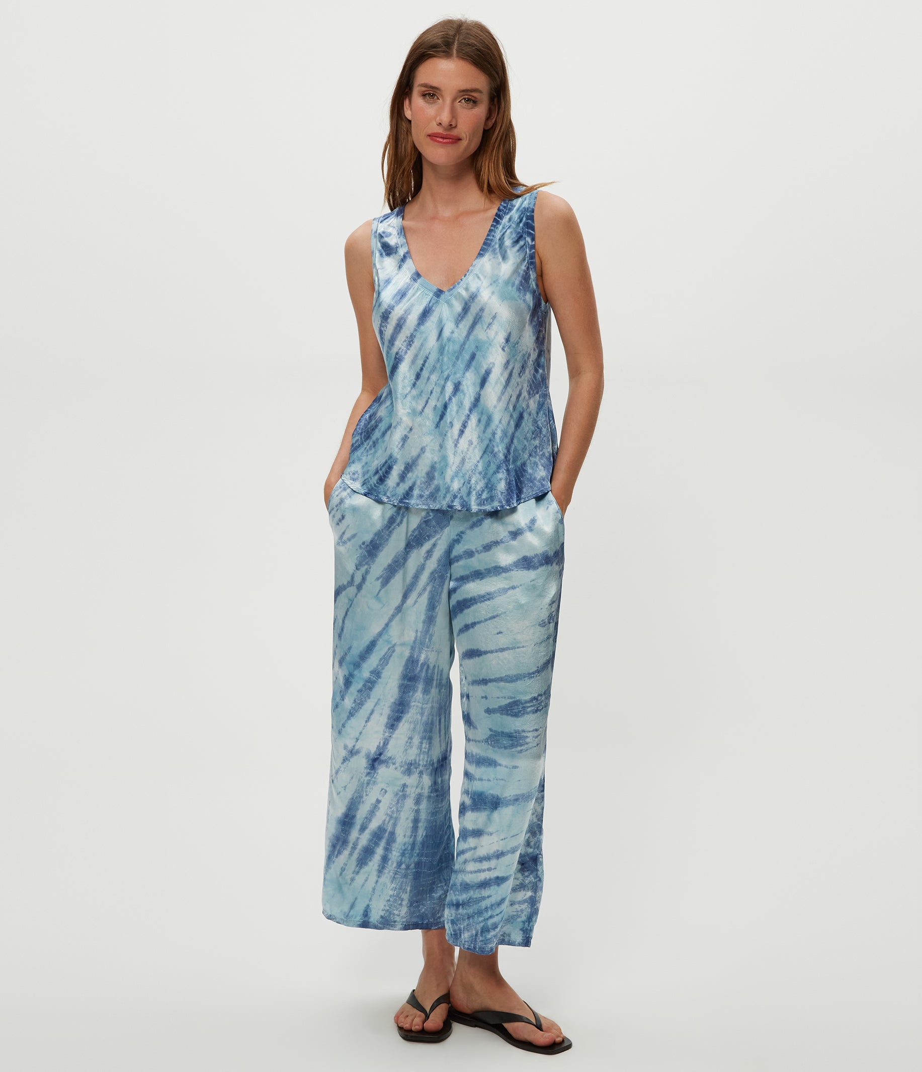 Sacha Double Dye Cropped Pant